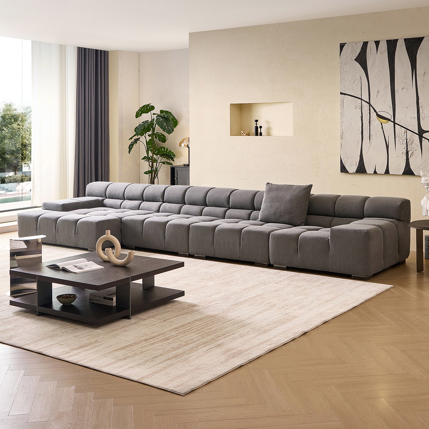 Amora Sectional Low Arm