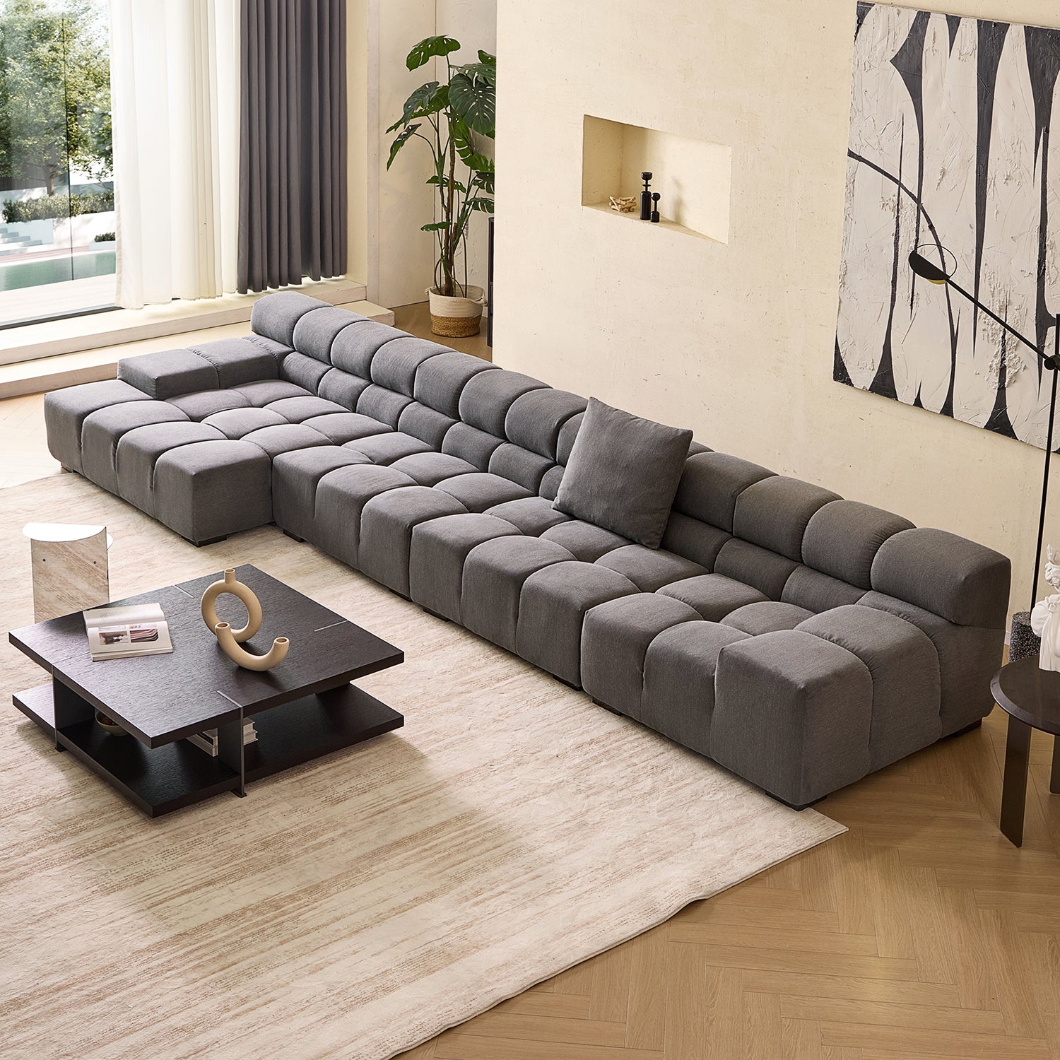 Amora Sectional Low Arm