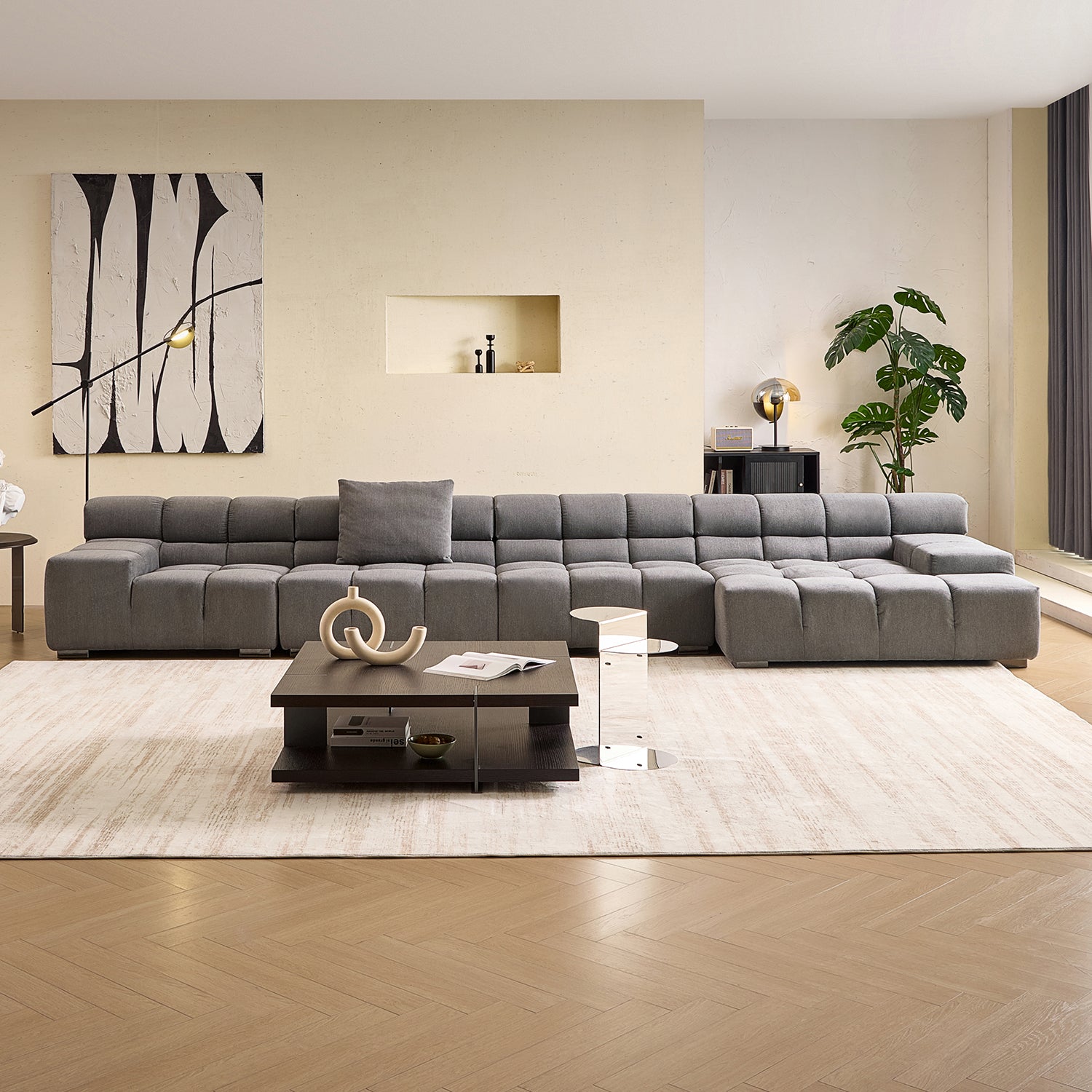 Amora Sectional Low Arm