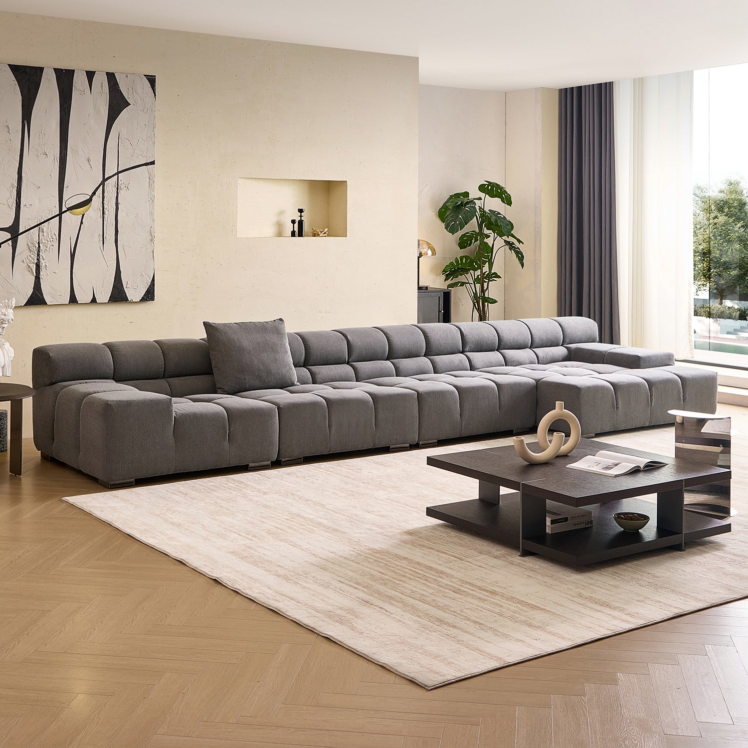 Amora Sectional Low Arm