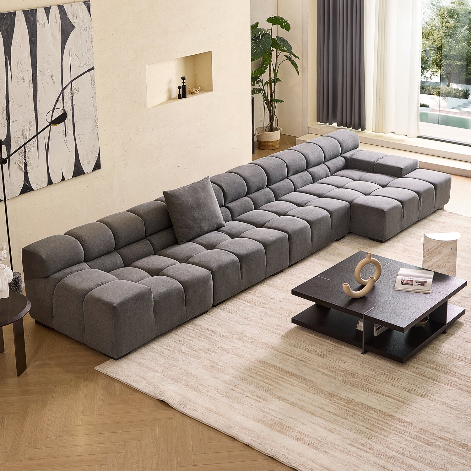 Amora Sectional Low Arm