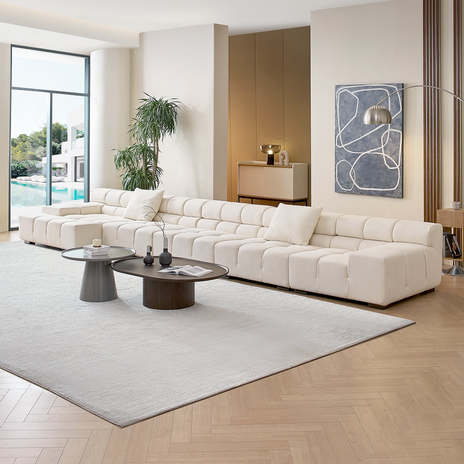 Amora Sectional Low Arm