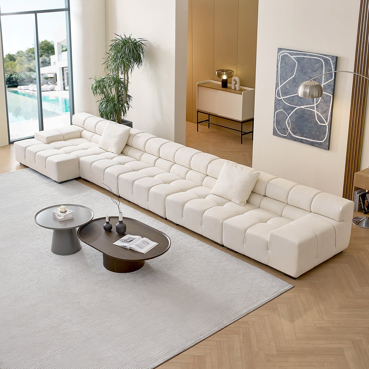 Amora Sectional Low Arm