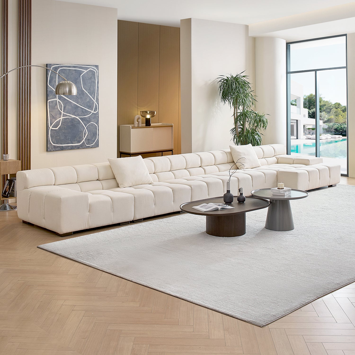 Amora Sectional Low Arm