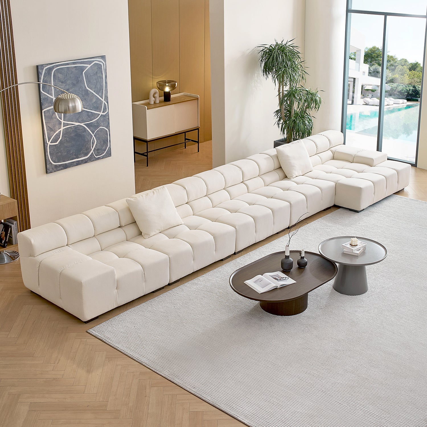 Amora Sectional Low Arm