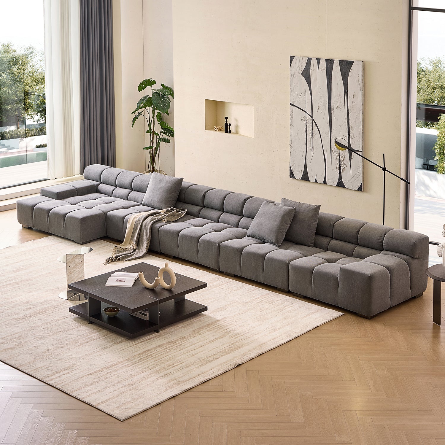 Amora Sectional Low Arm