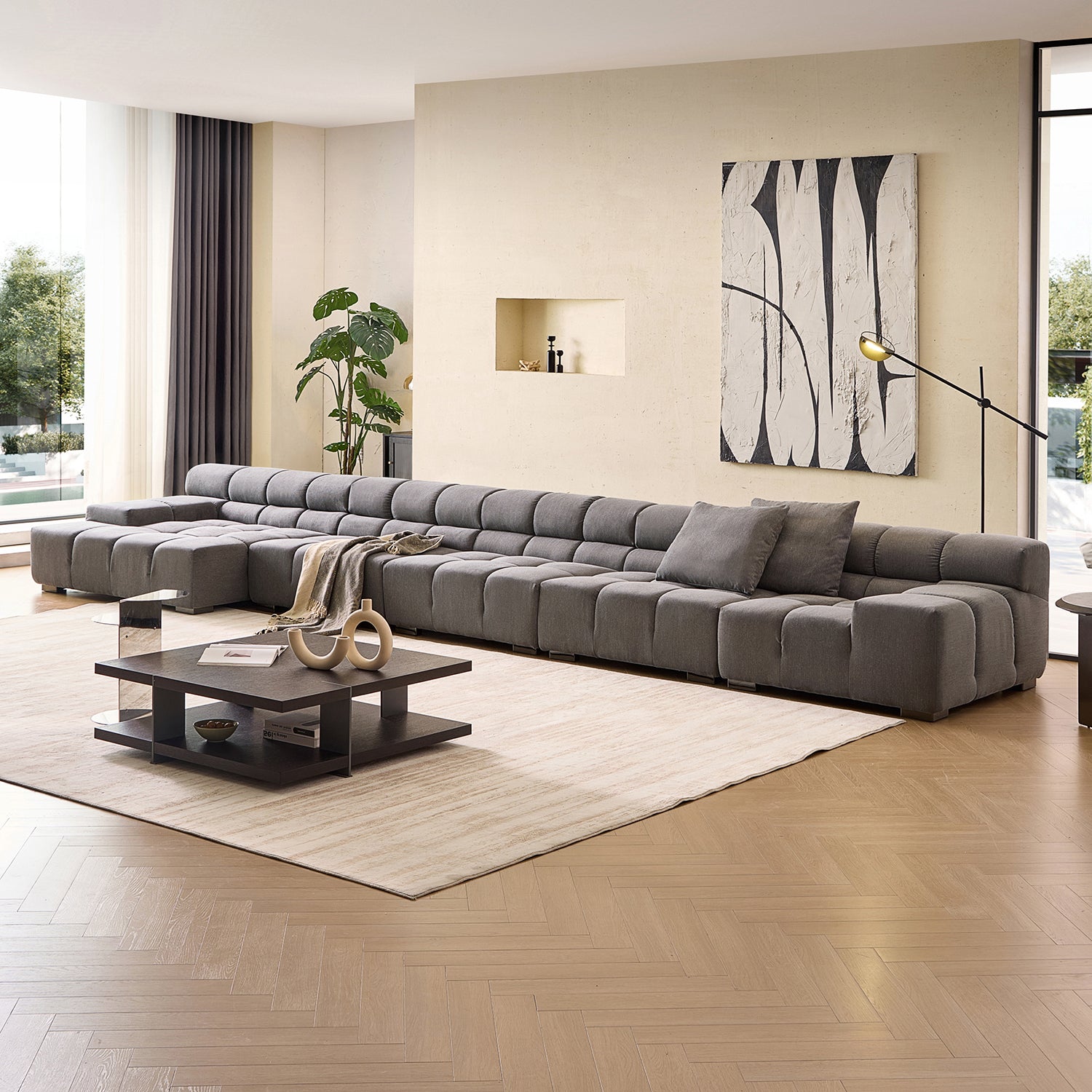 Amora Sectional Low Arm