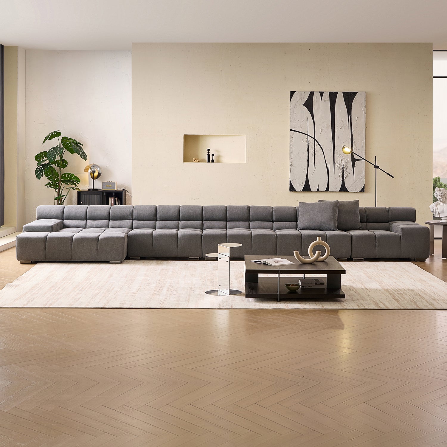 Amora Sectional Low Arm