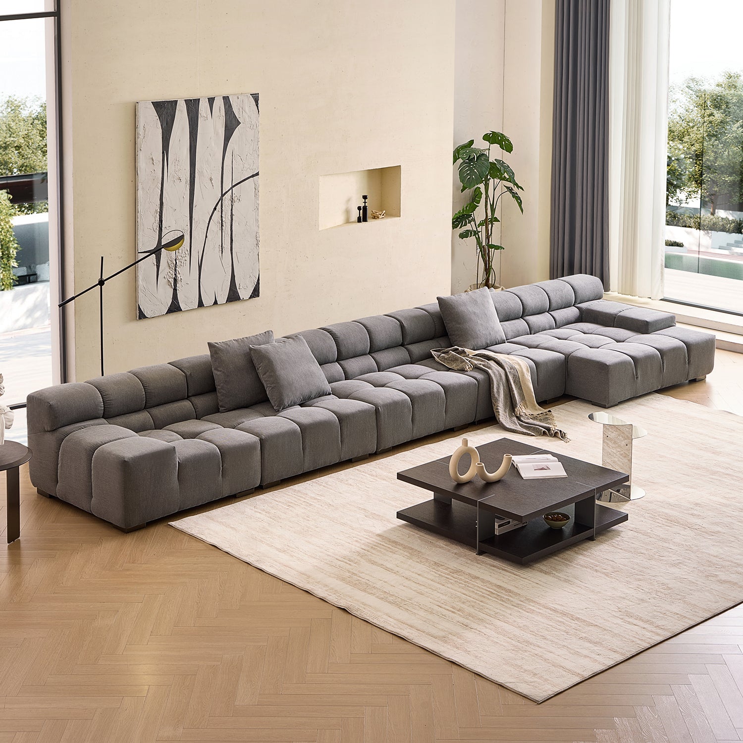 Amora Sectional Low Arm