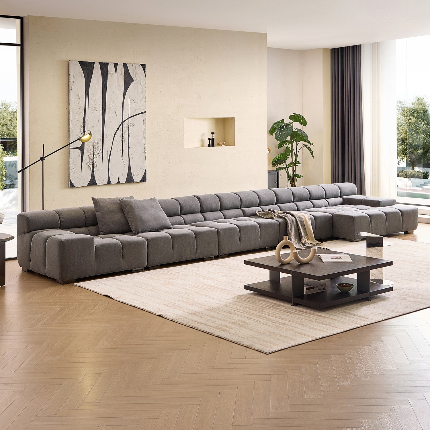 Amora Sectional Low Arm