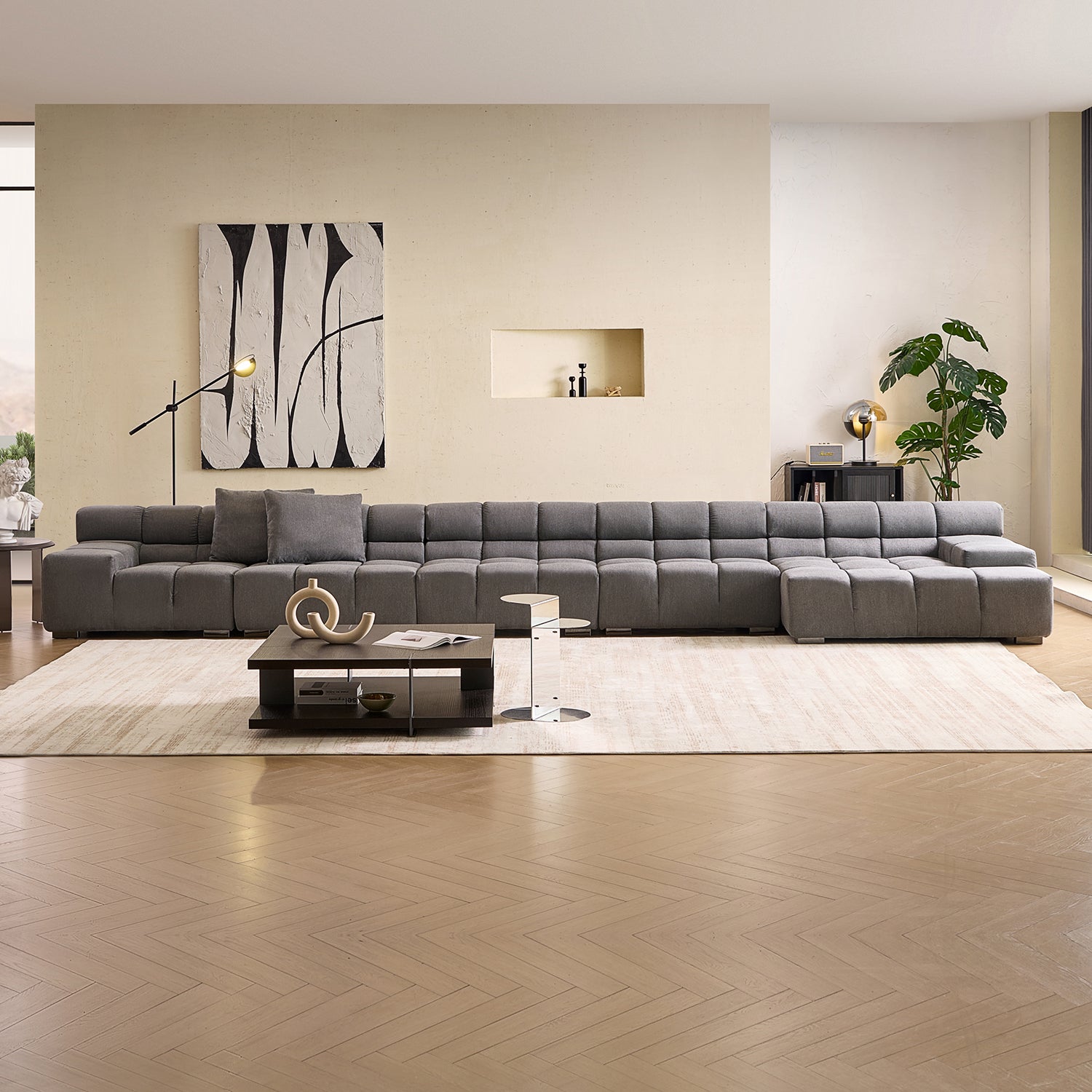 Amora Sectional Low Arm