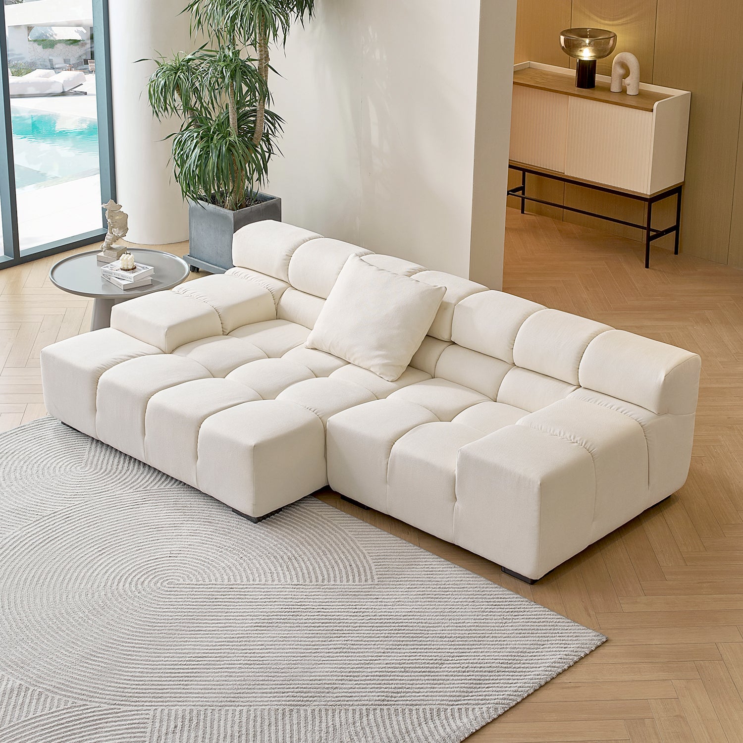 Amora Sectional Low Arm