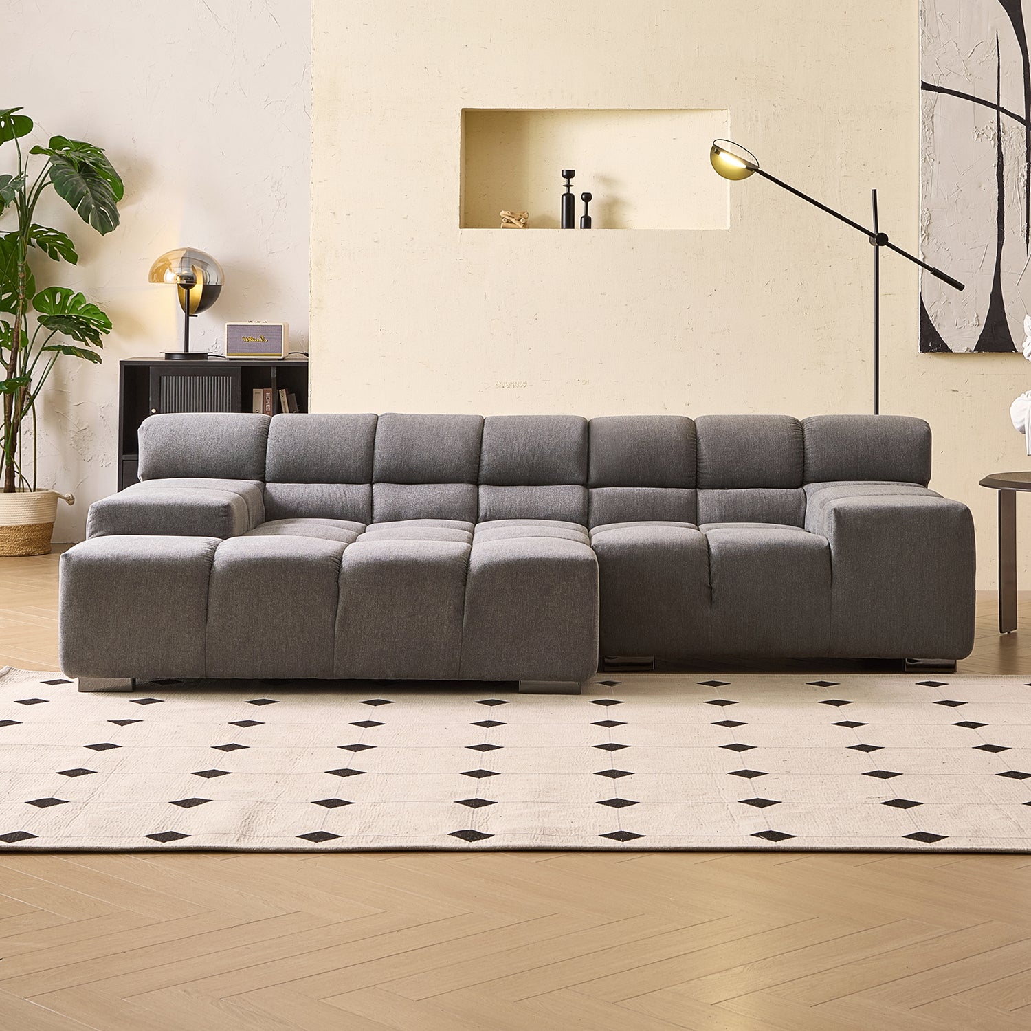 Amora Sectional Low Arm