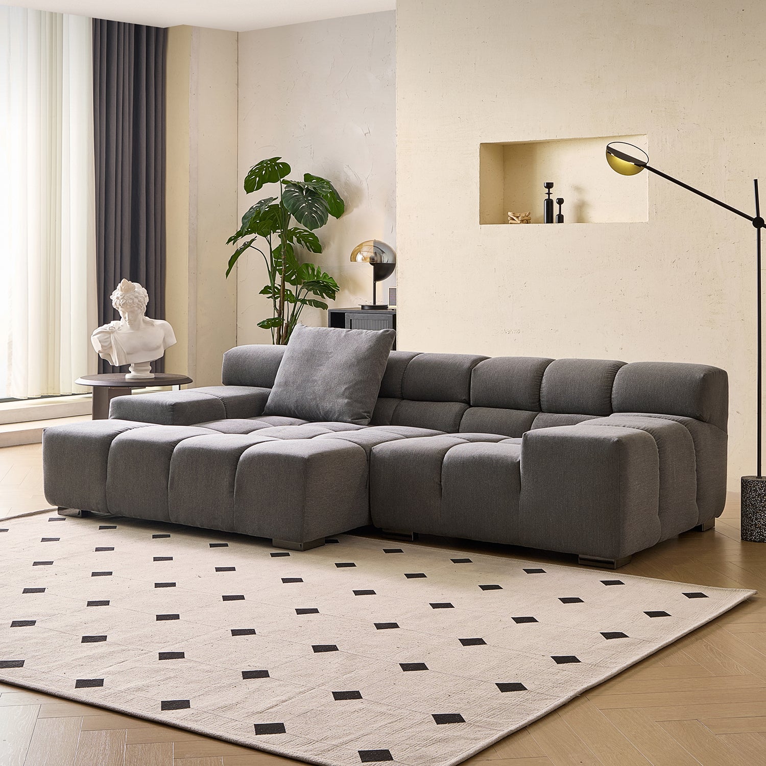 Amora Sectional Low Arm