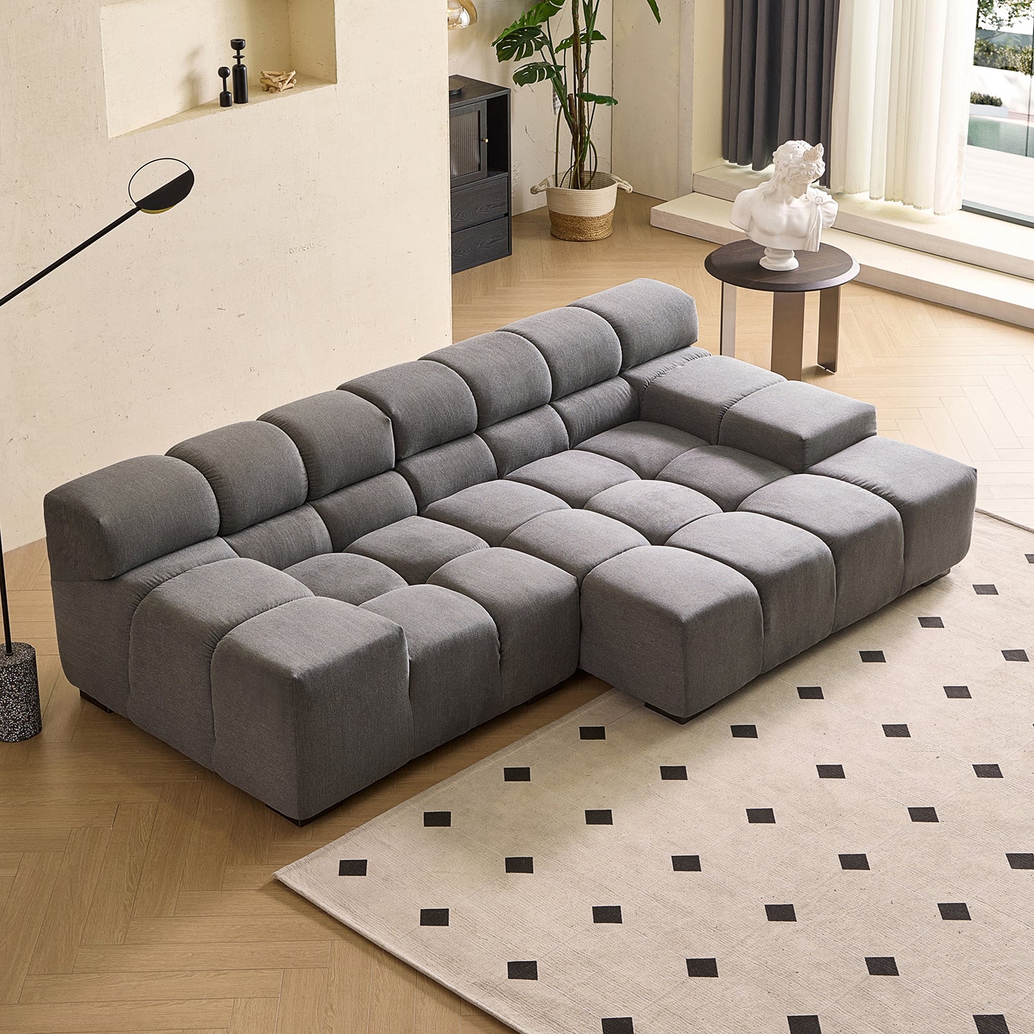 Amora Sectional Low Arm