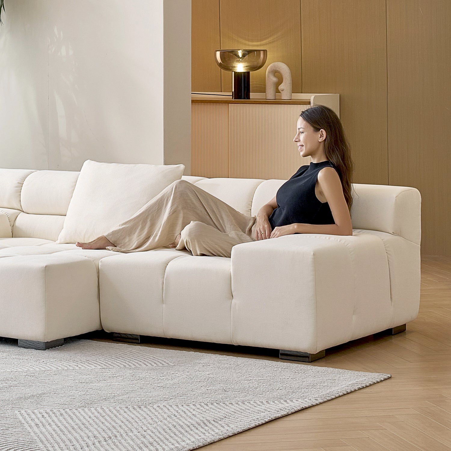 Amora Sectional Low Arm