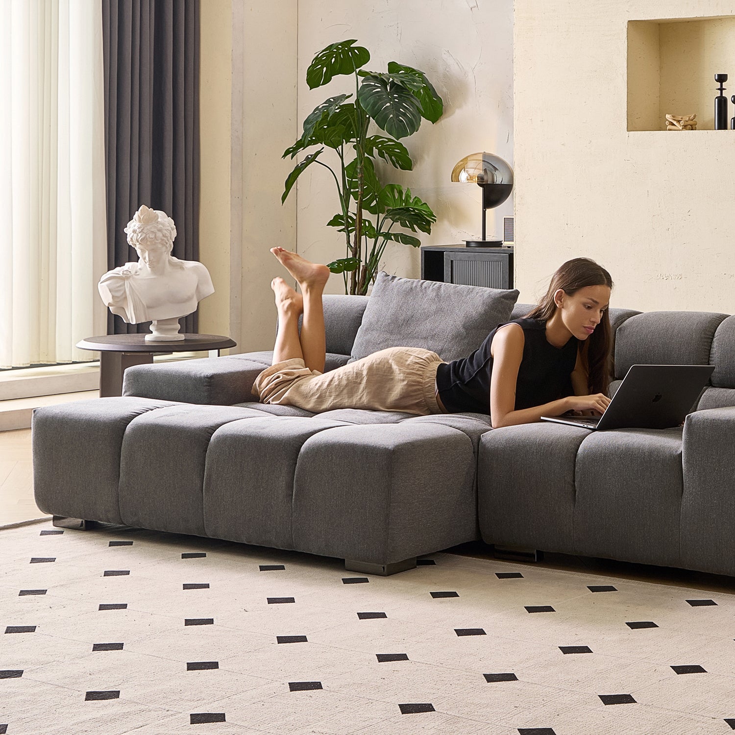 Amora Sectional Low Arm