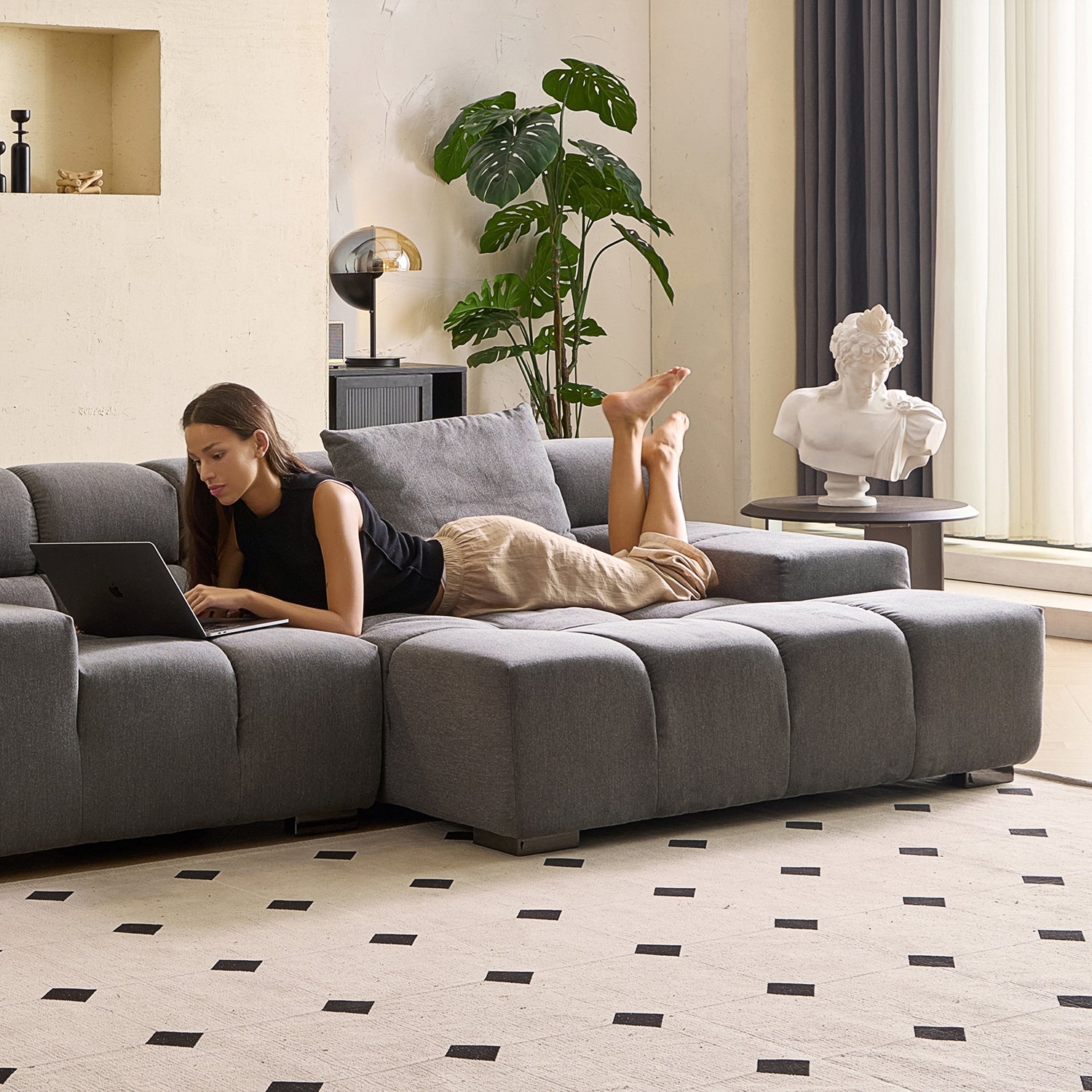 Amora Sectional Low Arm