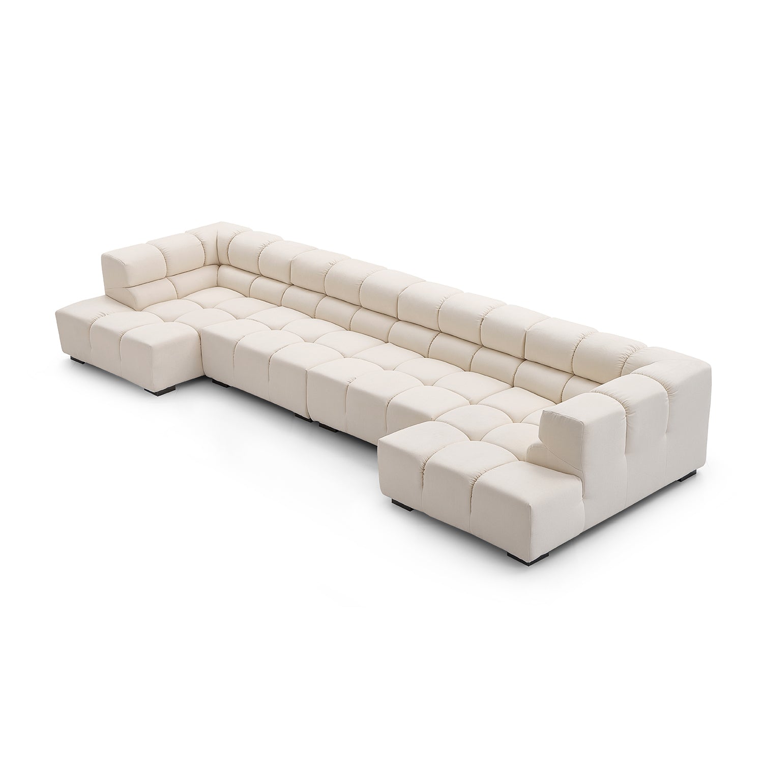 Amora U Sectional High Arm