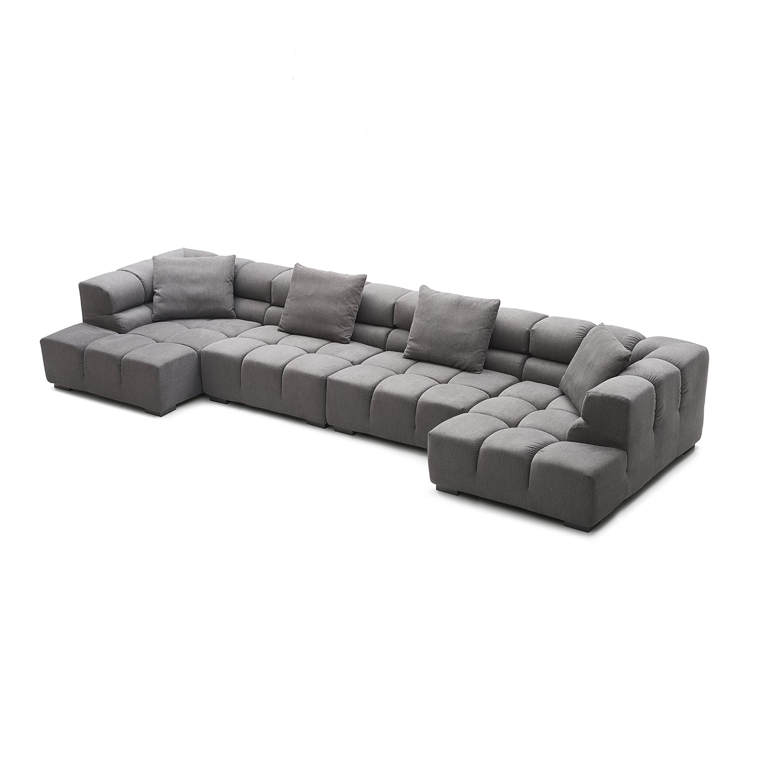 Amora U Sectional High Arm