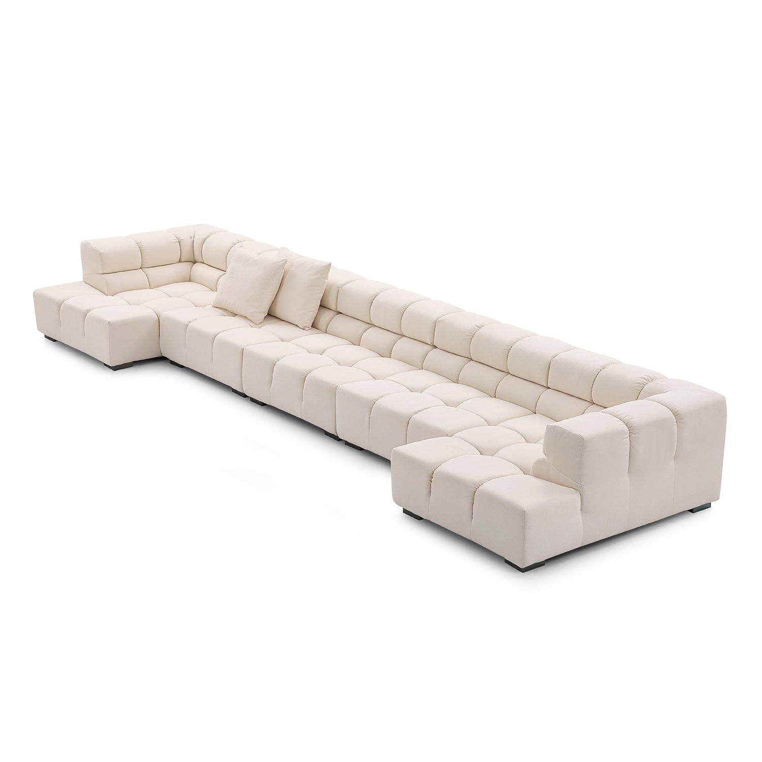 Amora U Sectional High Arm