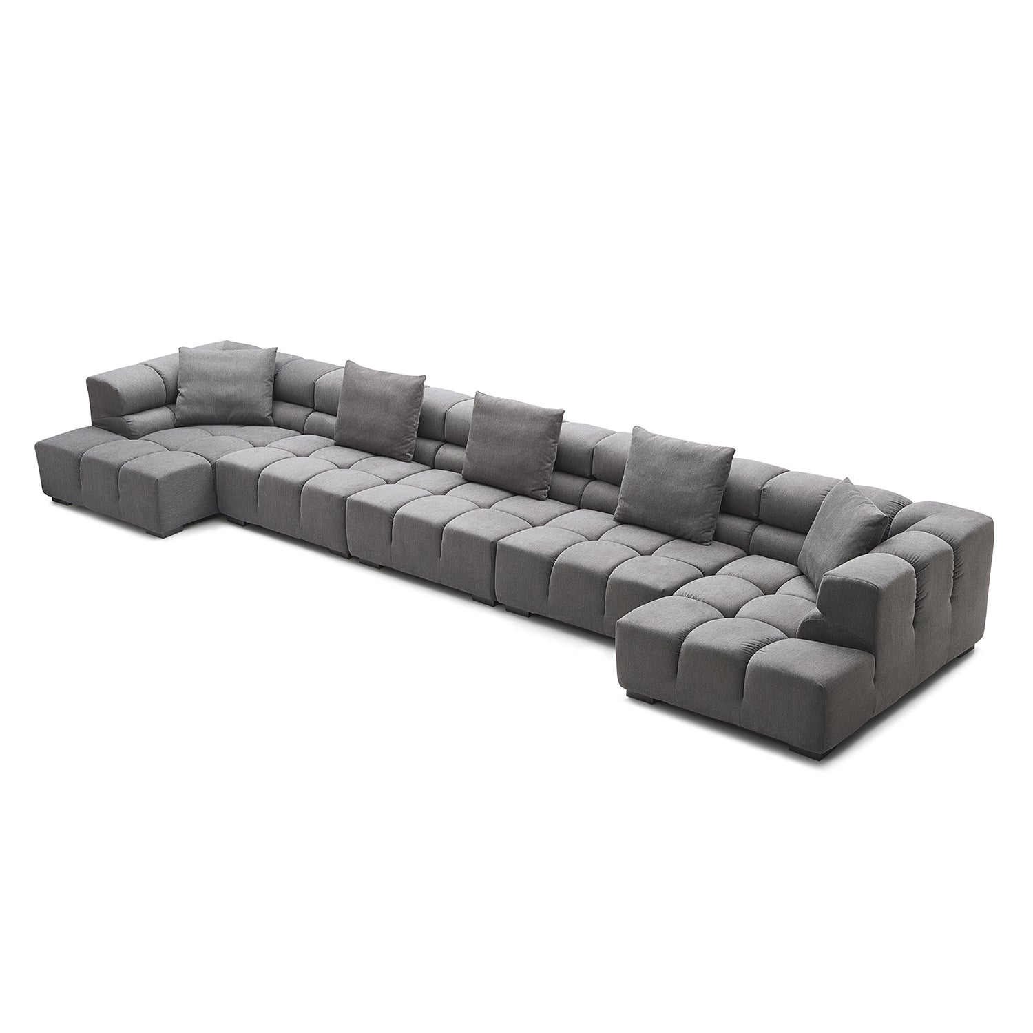 Amora U Sectional High Arm