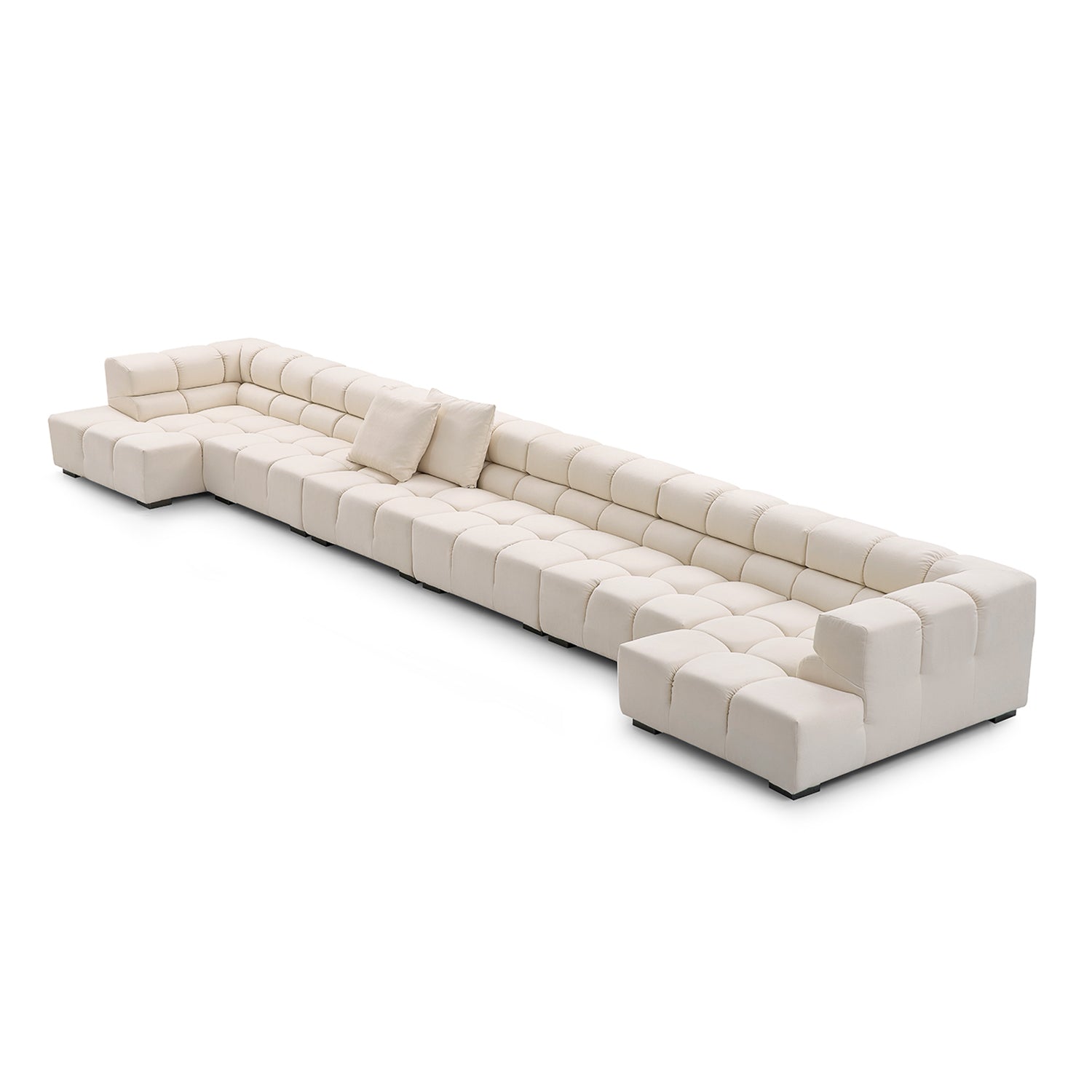 Amora U Sectional High Arm