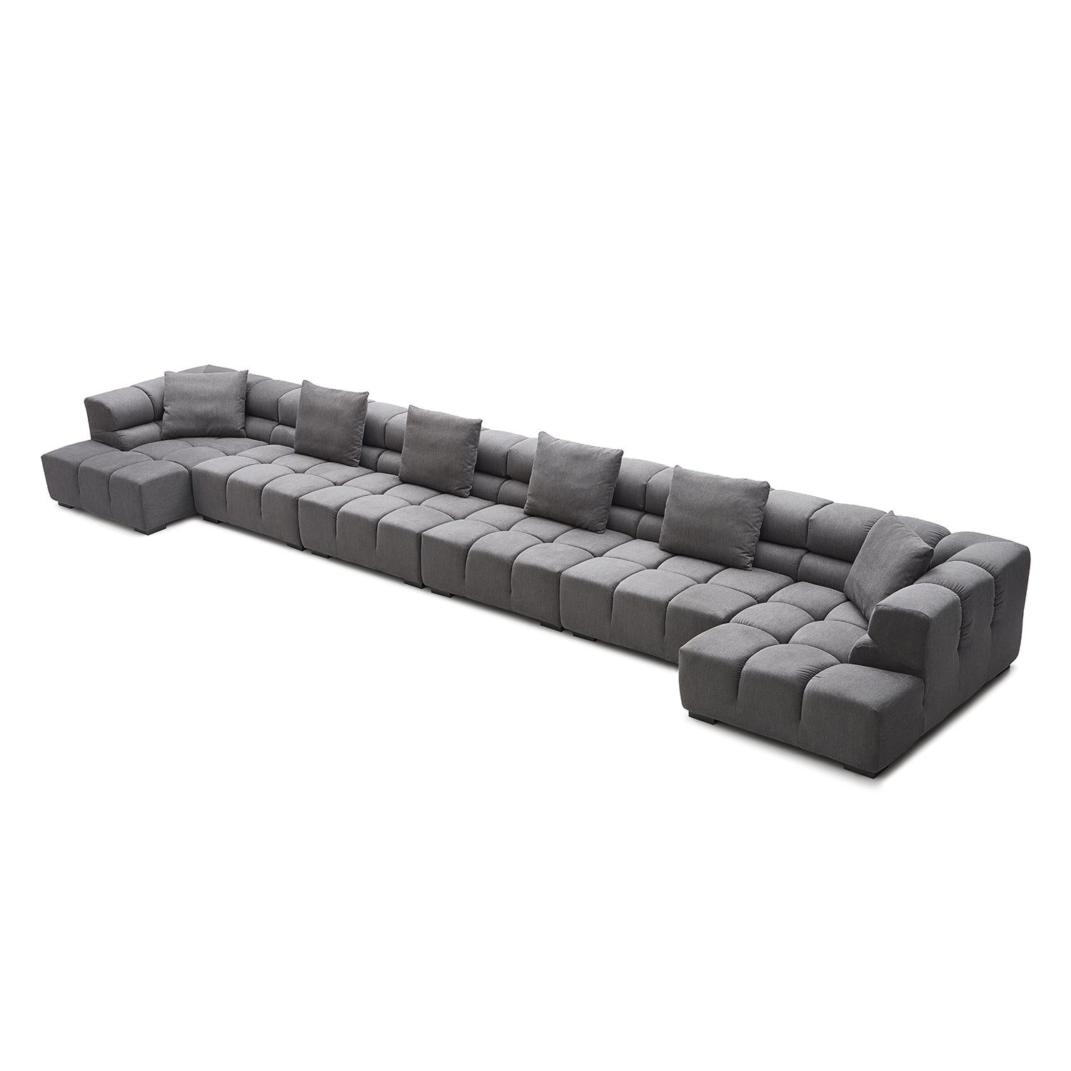 Amora U Sectional High Arm