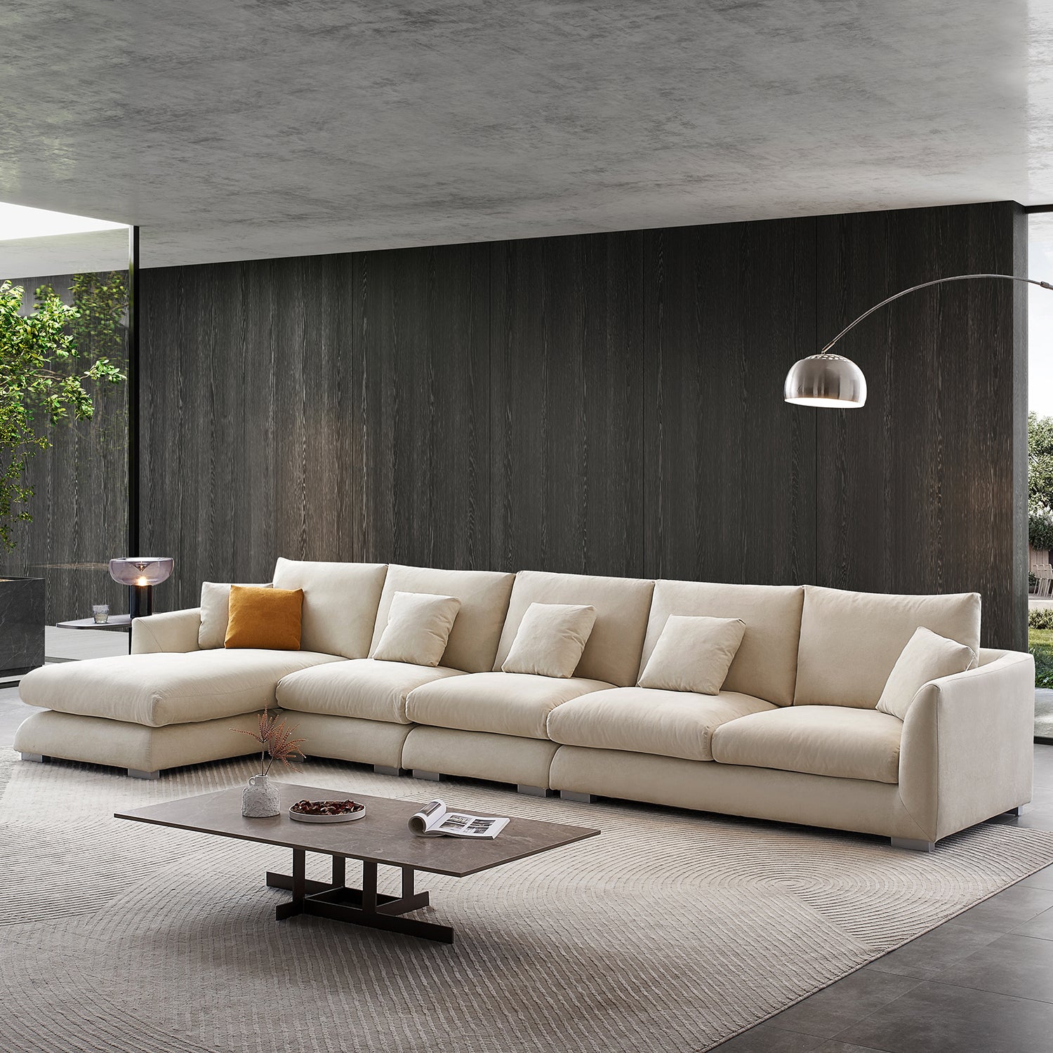 Feathers Sectional Sofa Mario Capasa