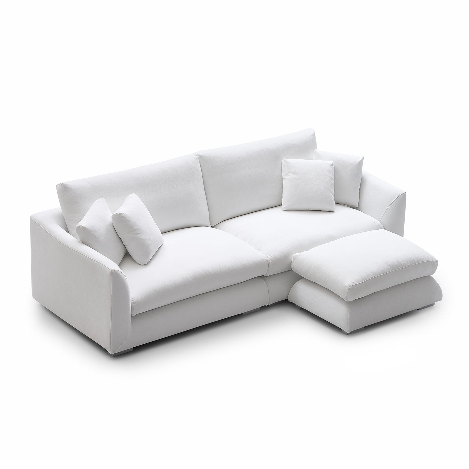 Feathers Sofa + Ottoman