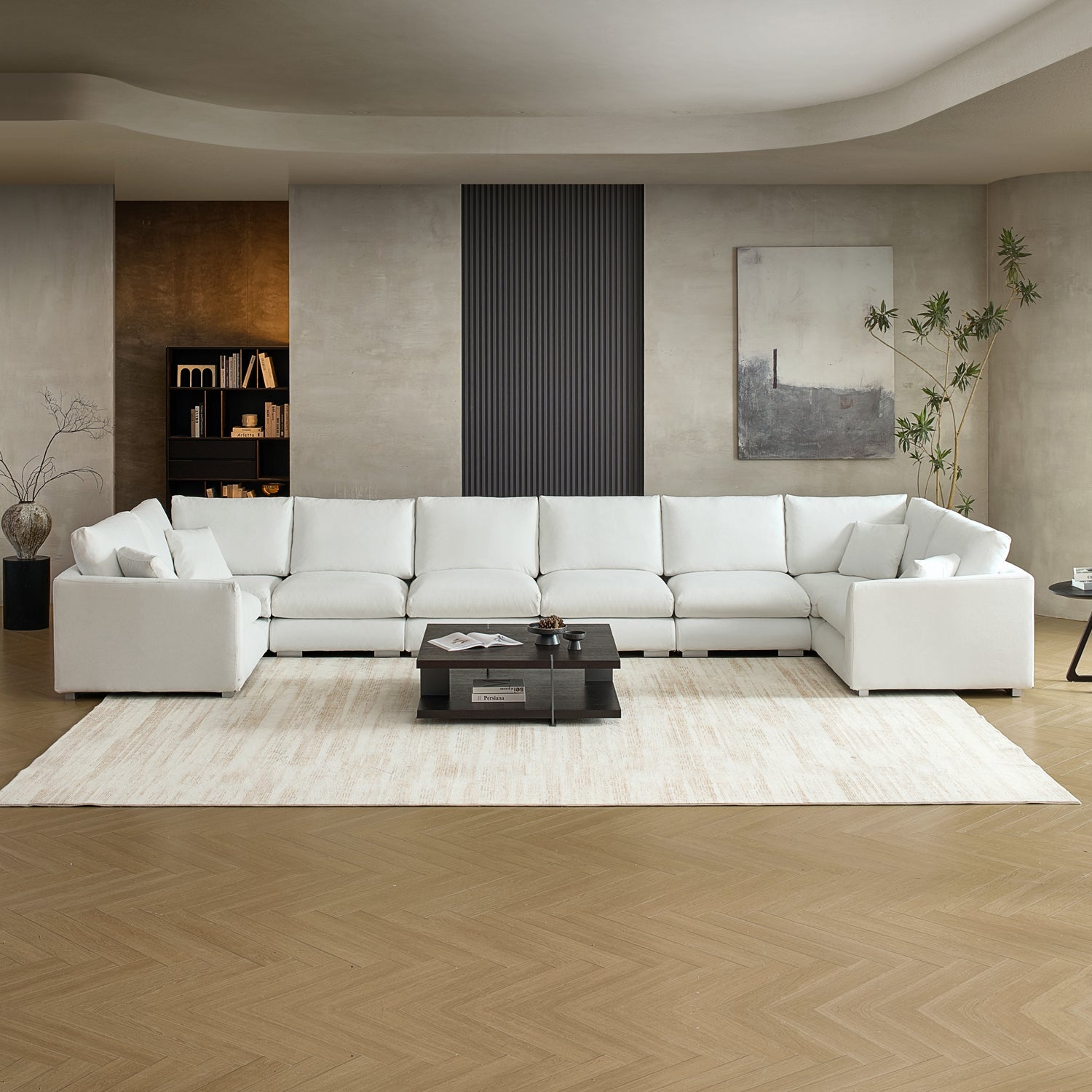 Feathers U-Closed Sectional