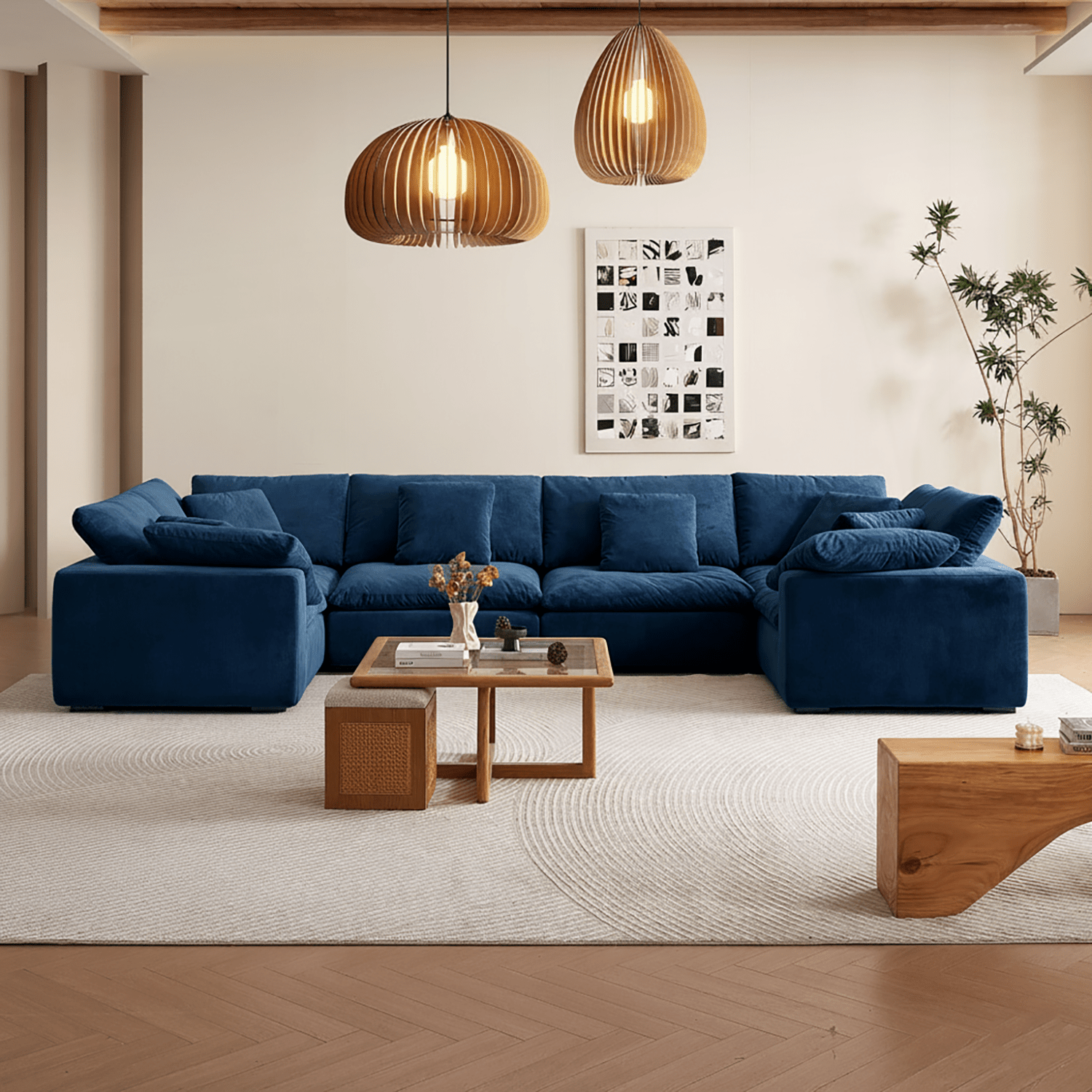 sectional - Tivoli Cloud U Closed Sectional - MC - Mario Capasa