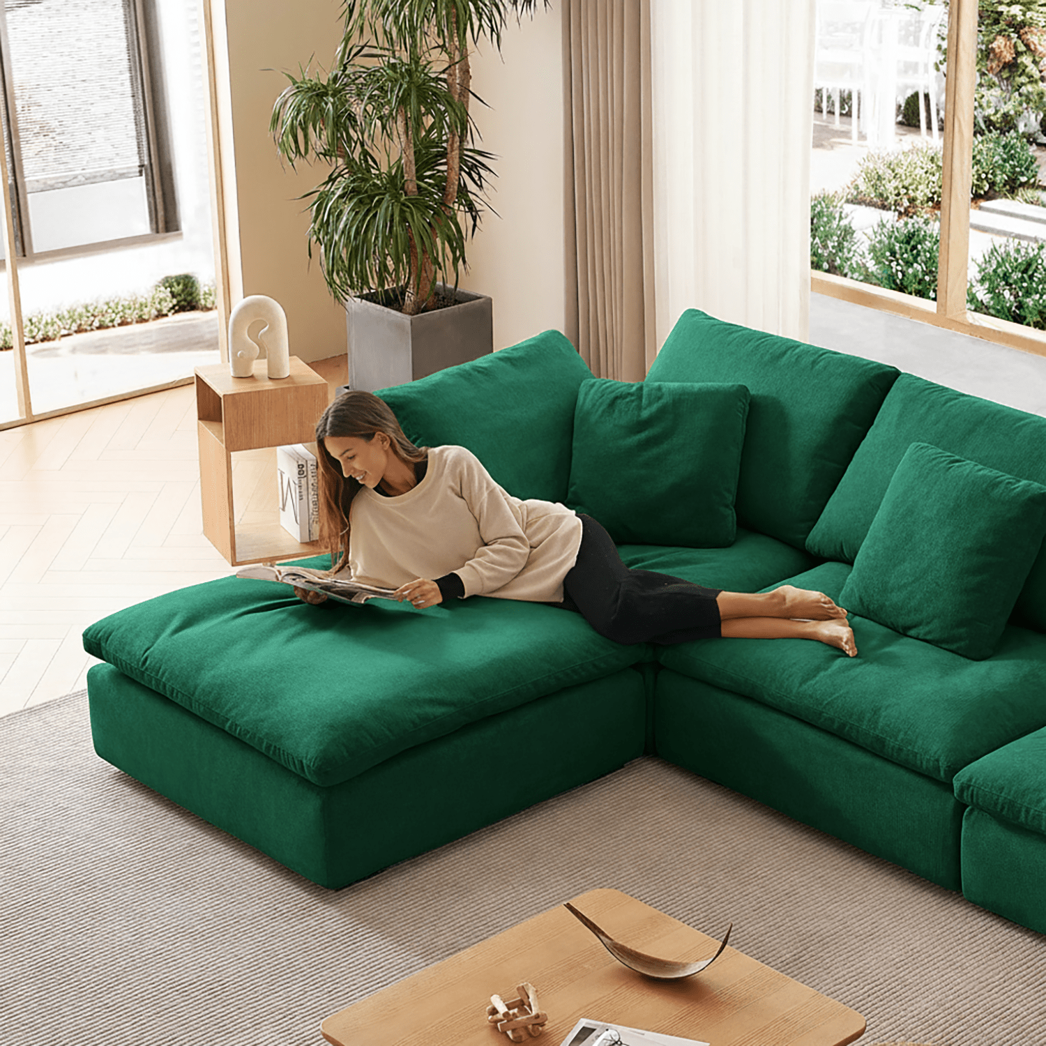 sectional - Tivoli Cloud U Sectional - MC - Mario Capasa