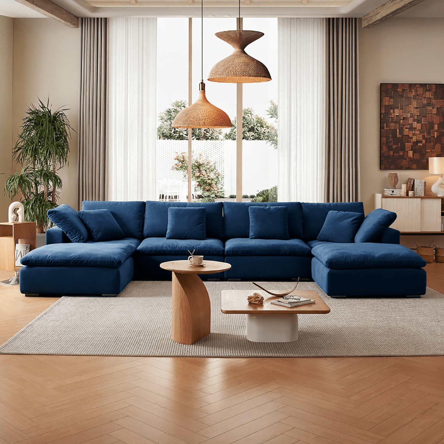 sectional - Tivoli Cloud U Sectional - MC - Mario Capasa