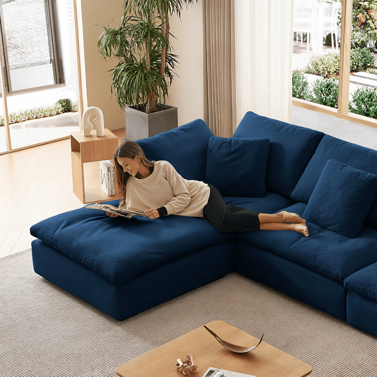 sectional - Tivoli Cloud U Sectional - MC - Mario Capasa