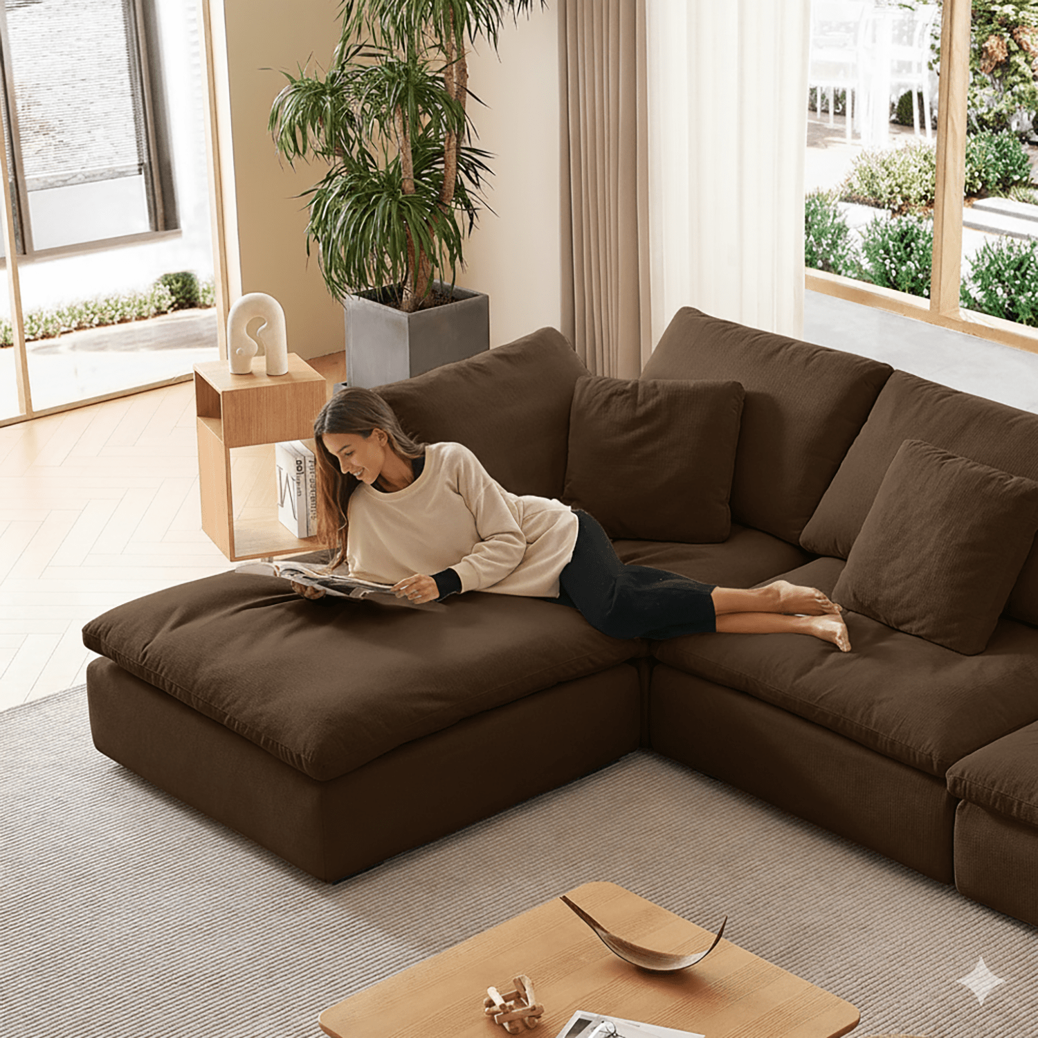 sectional - Tivoli Cloud U Sectional - MC - Mario Capasa