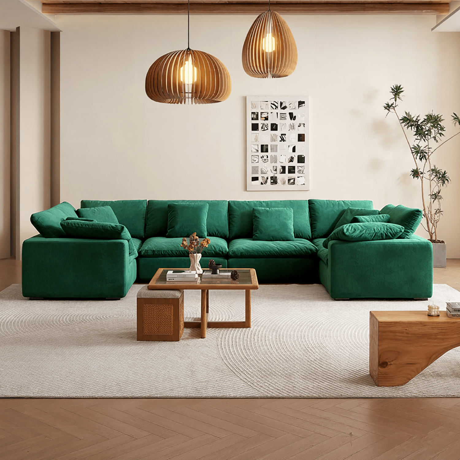 sectional - Tivoli Cloud U Closed Sectional - MC - Mario Capasa