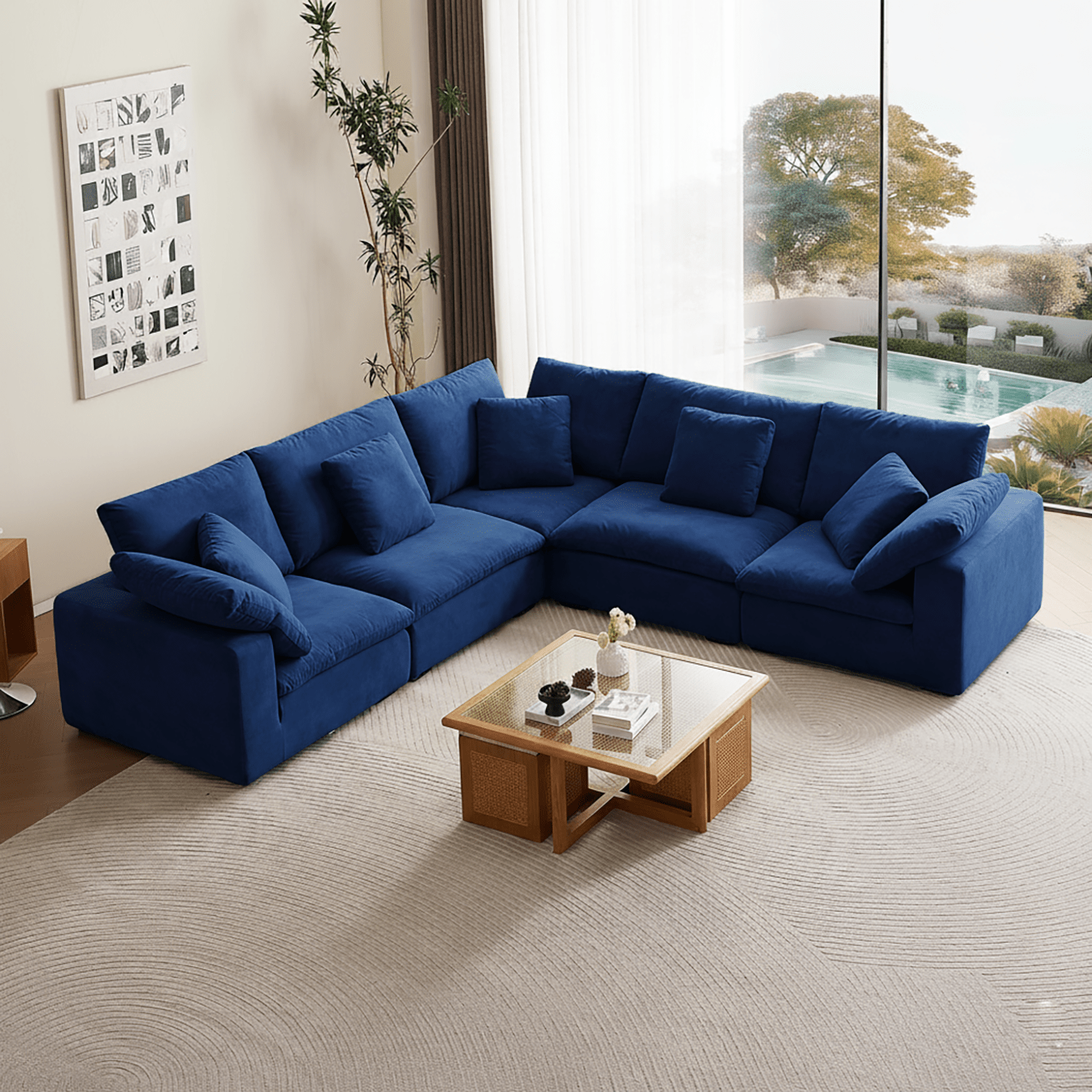 sectional - Tivoli Cloud L Sectional - MC - Mario Capasa