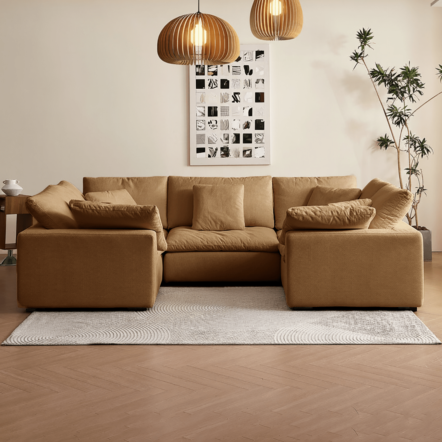 sectional - Tivoli Cloud U Closed Sectional - MC - Mario Capasa