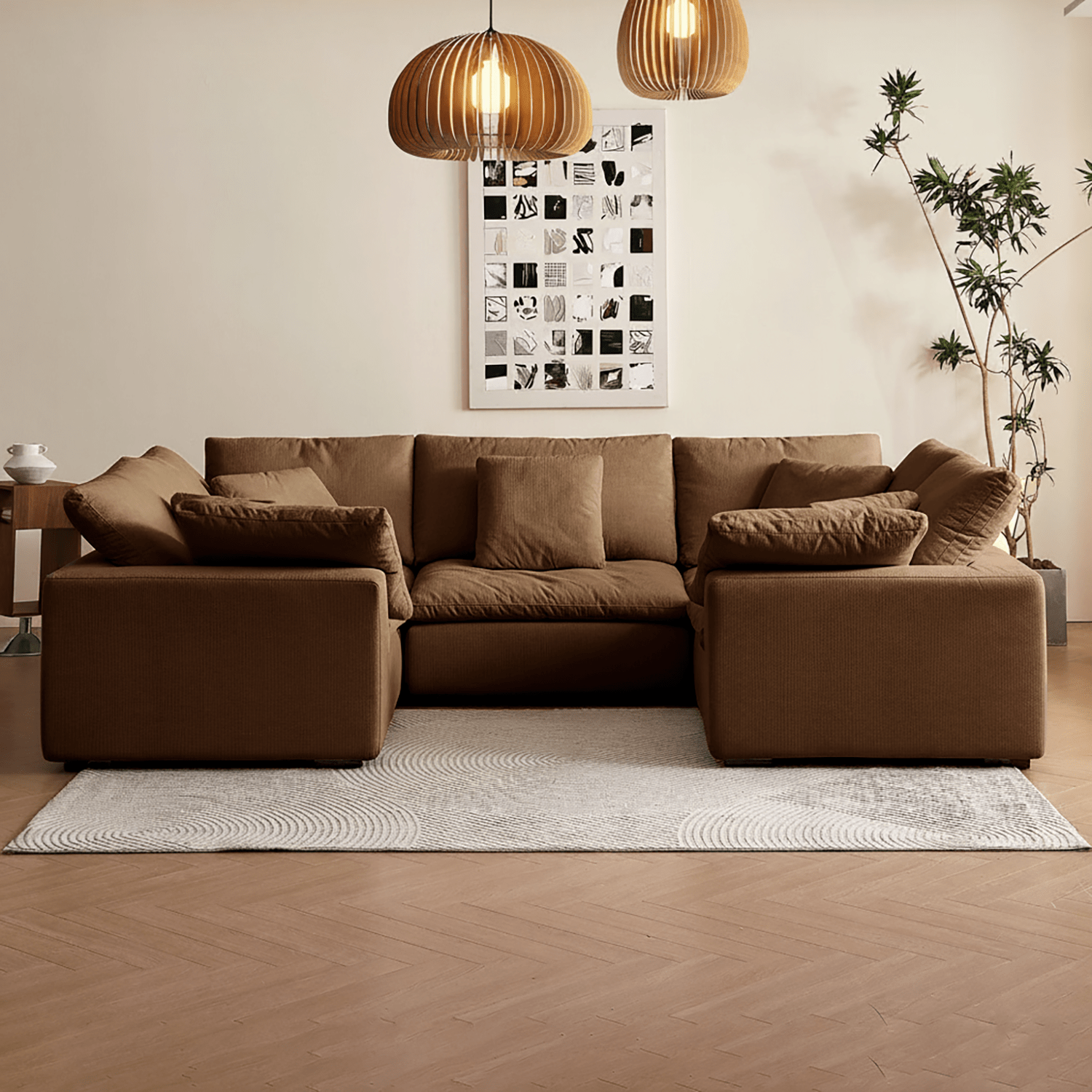 sectional - Tivoli Cloud U Closed Sectional - MC - Mario Capasa