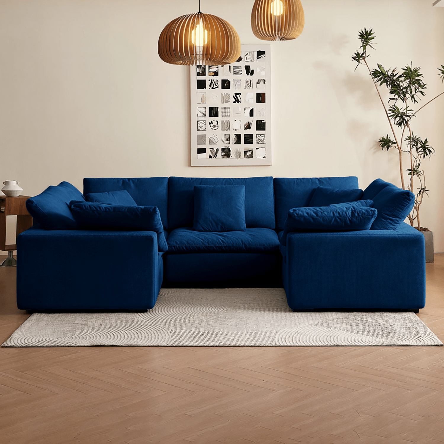 sectional - Tivoli Cloud U Closed Sectional - MC - Mario Capasa