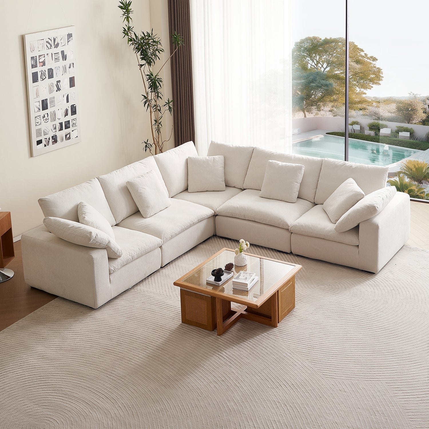 Malibu Cloud L Sectional - Mario Capasa