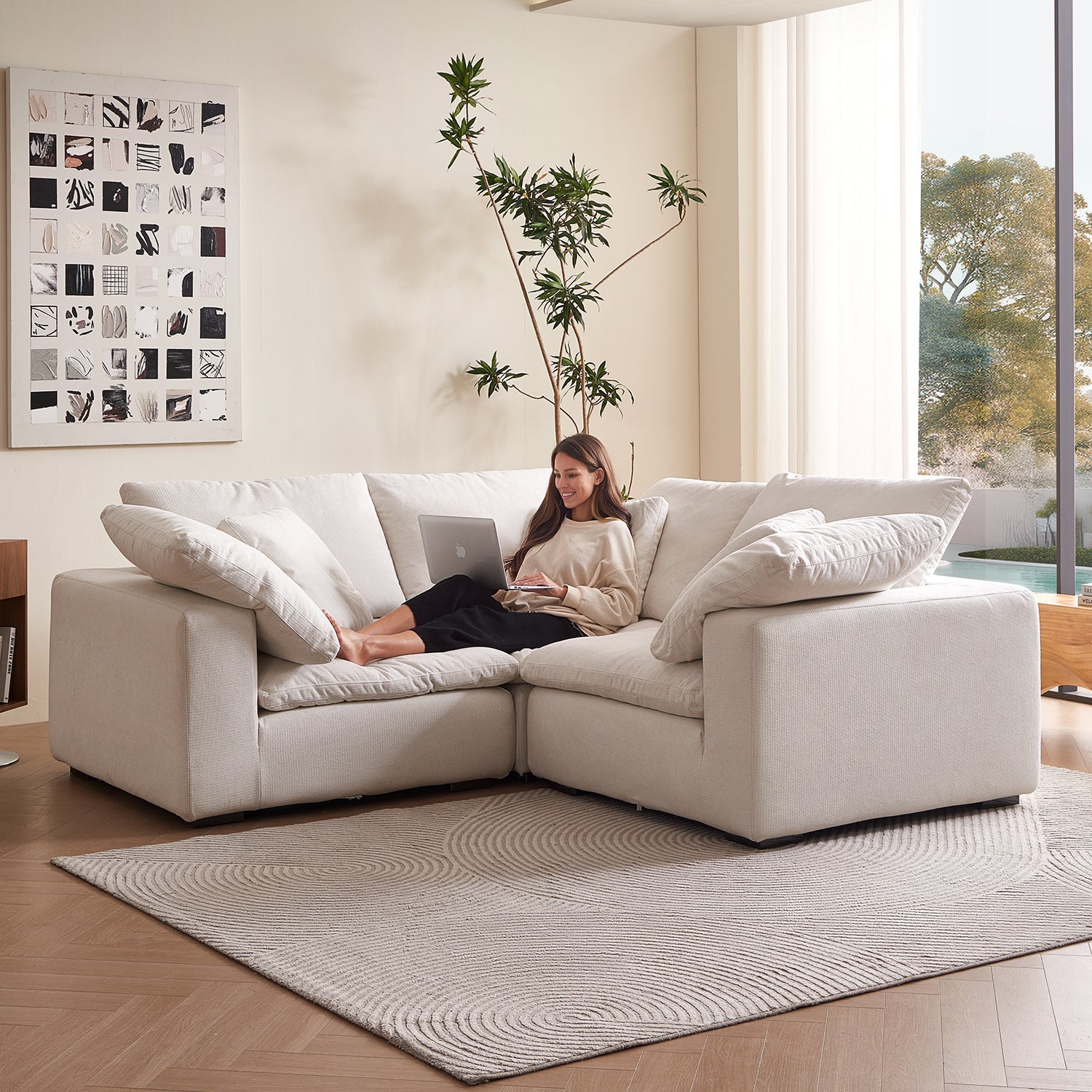 Malibu Cloud L Sectional - Mario Capasa