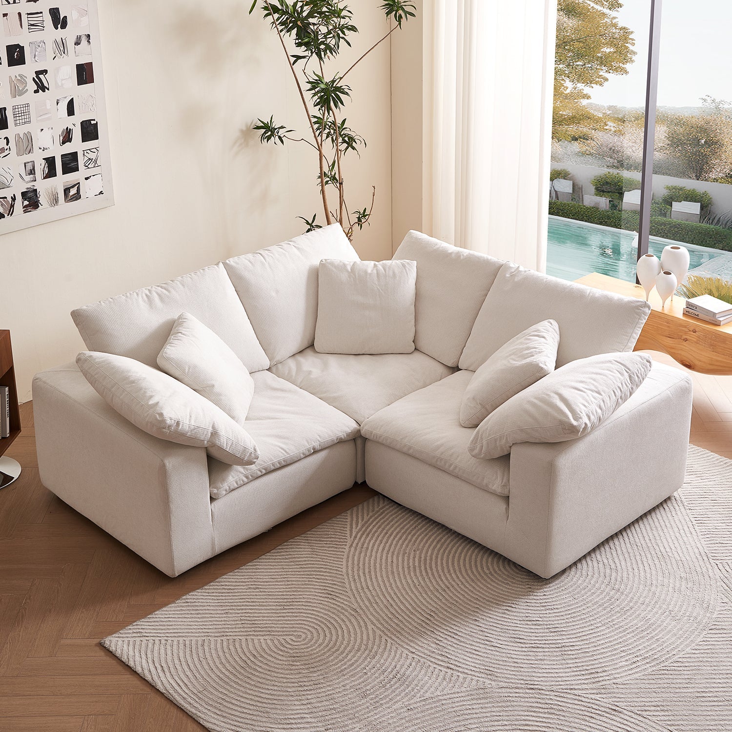 Malibu Cloud L Sectional - Mario Capasa