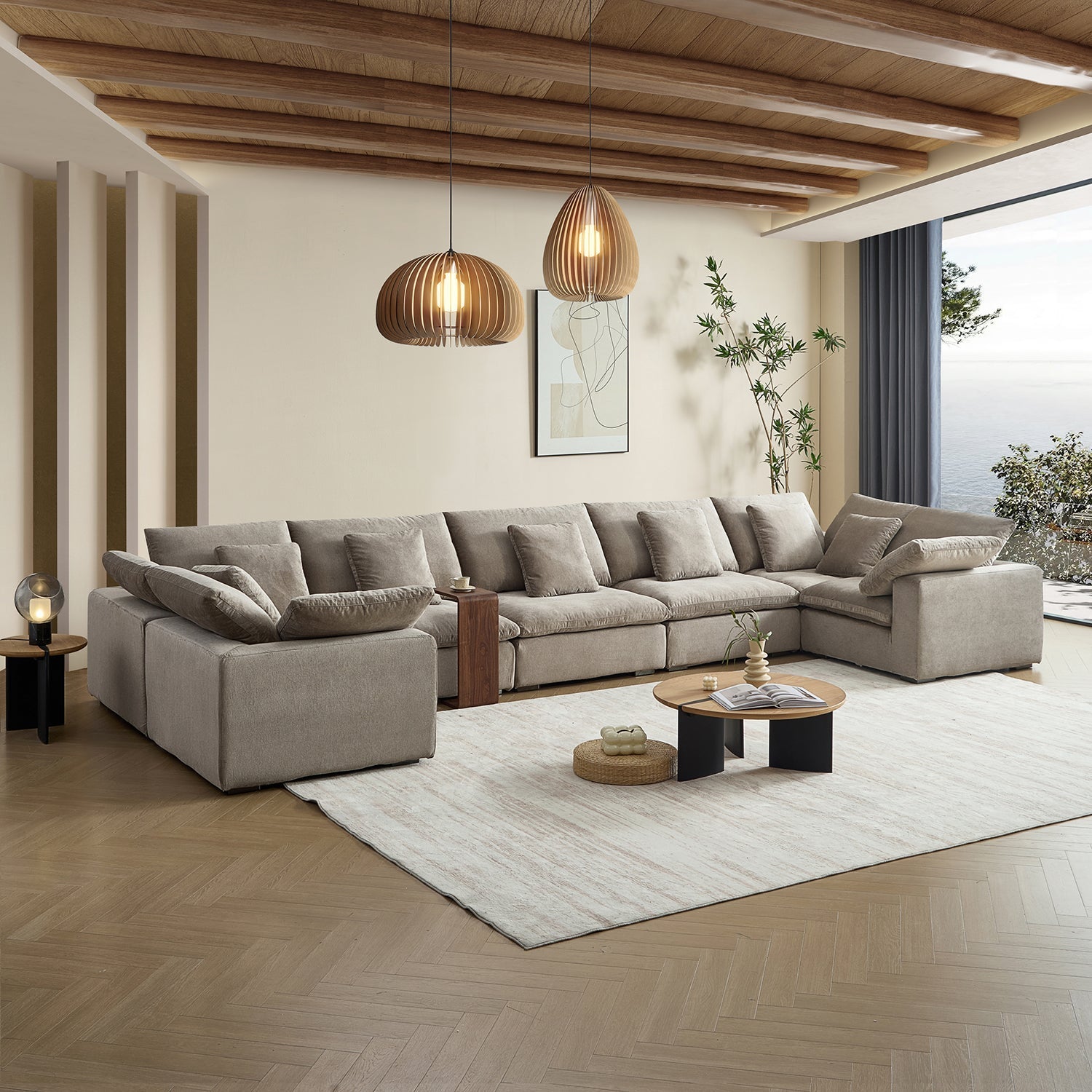 Tivoli Cloud U Closed Sectional
