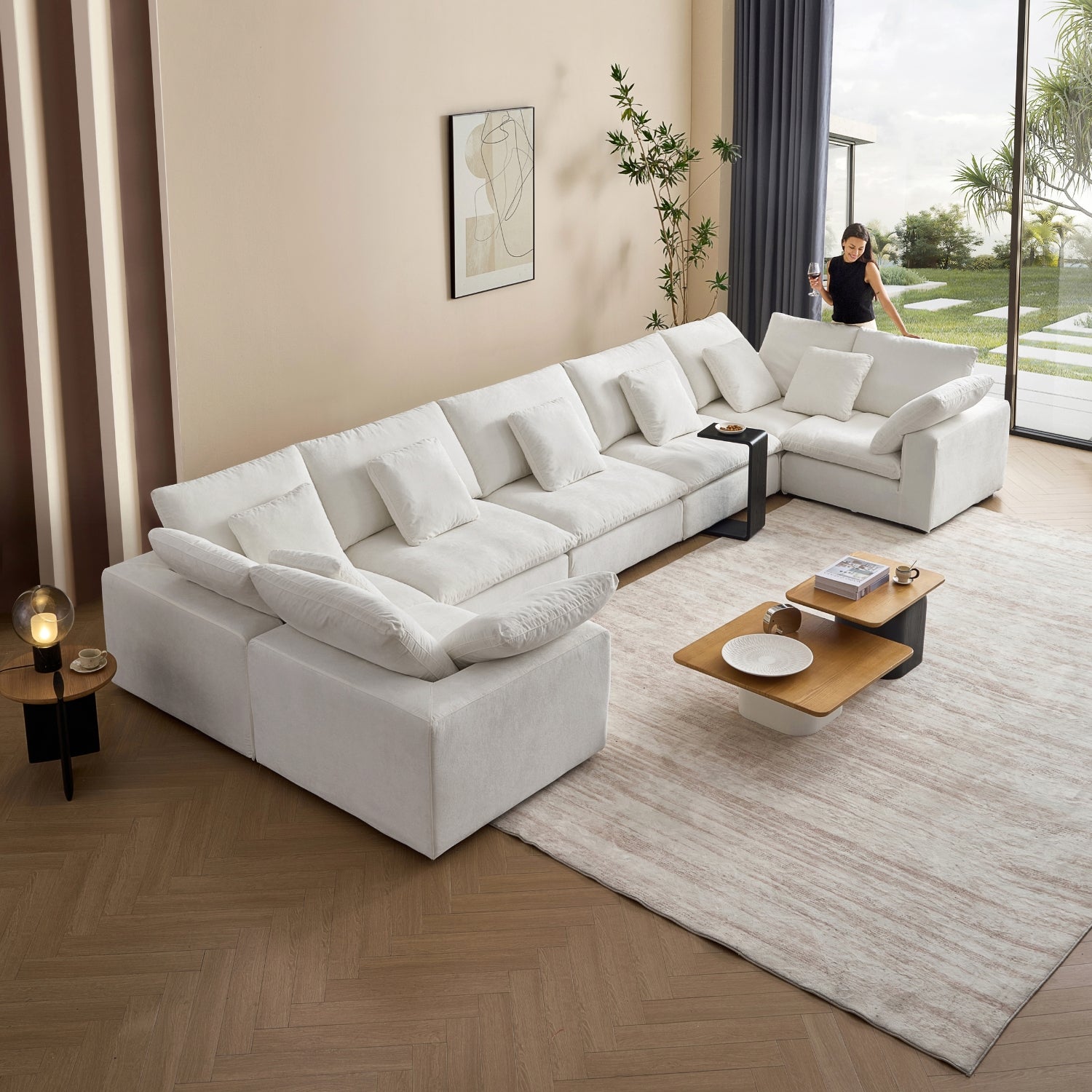 Tivoli Cloud U Closed Sectional