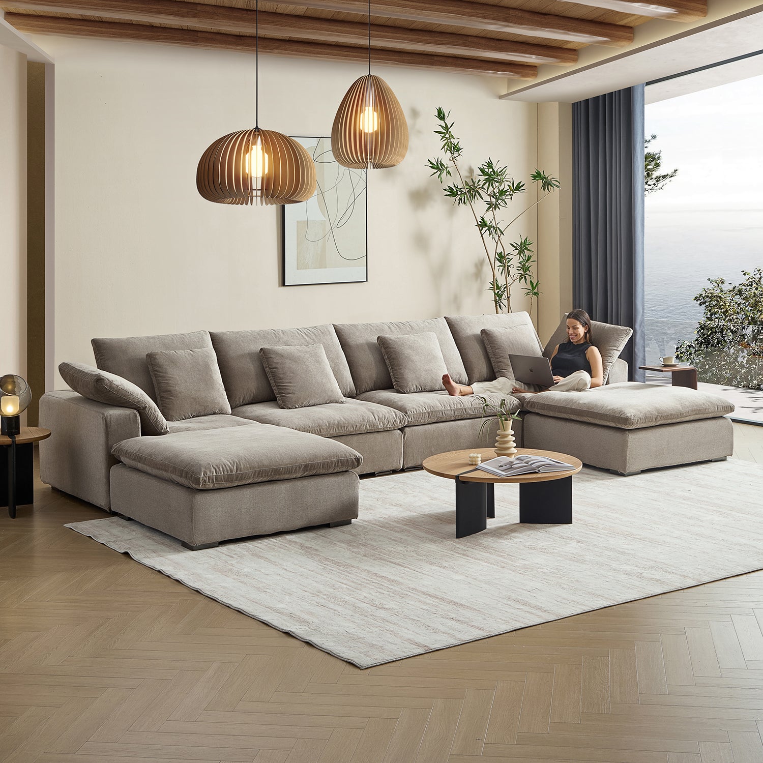 Tivoli Cloud U Sectional