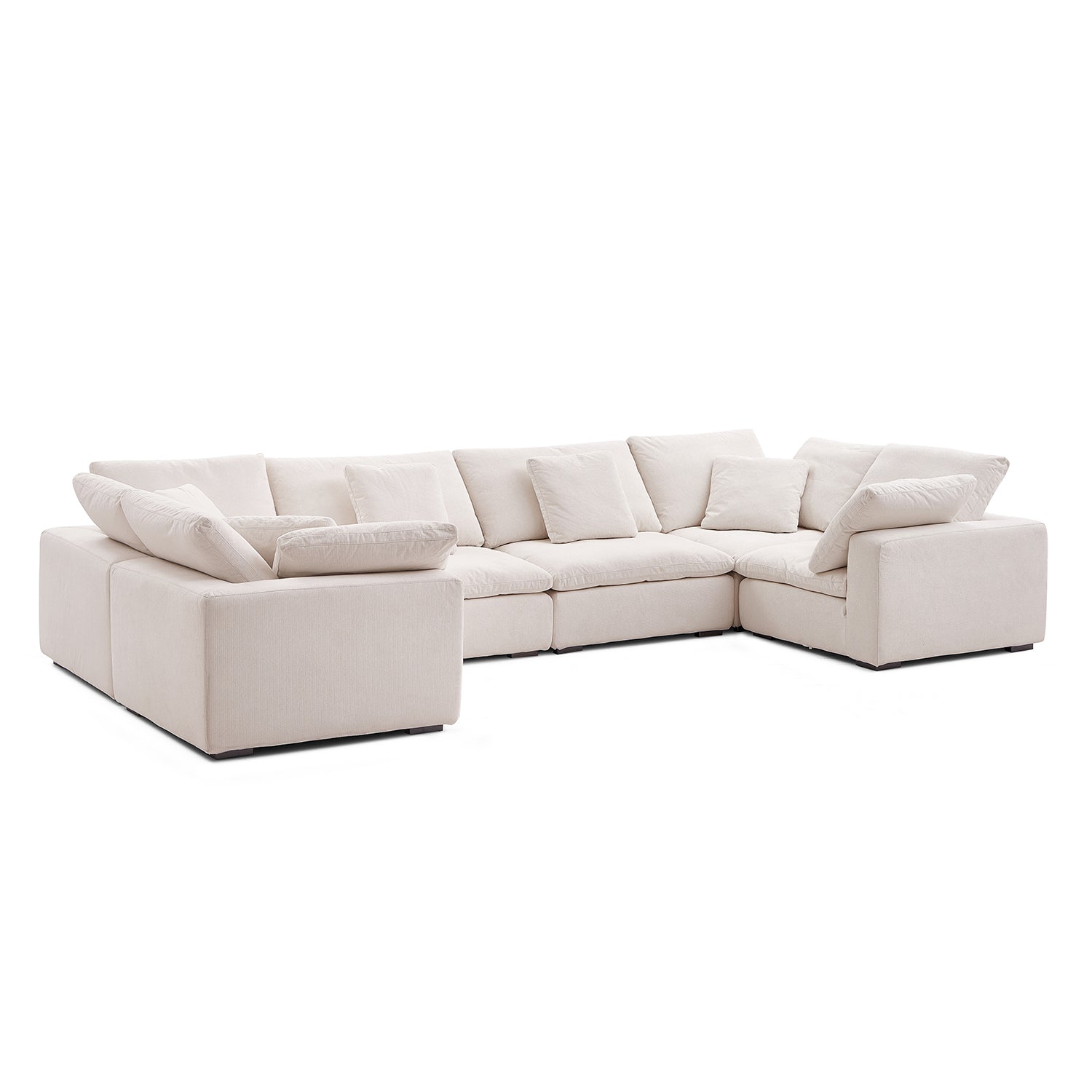 Malibu Cloud U Closed Sectional - Mario Capasa