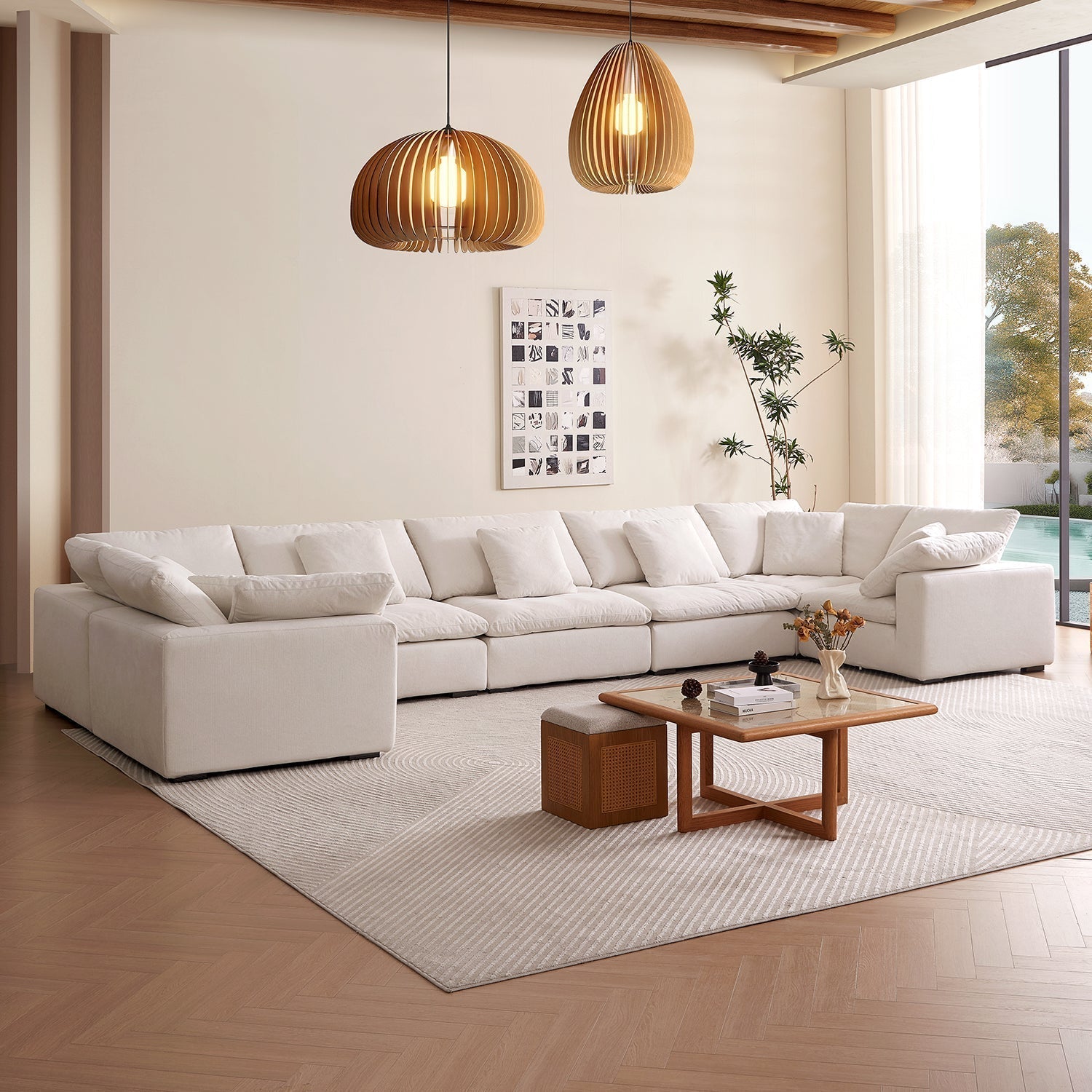 Malibu Cloud U Closed Sectional - Mario Capasa