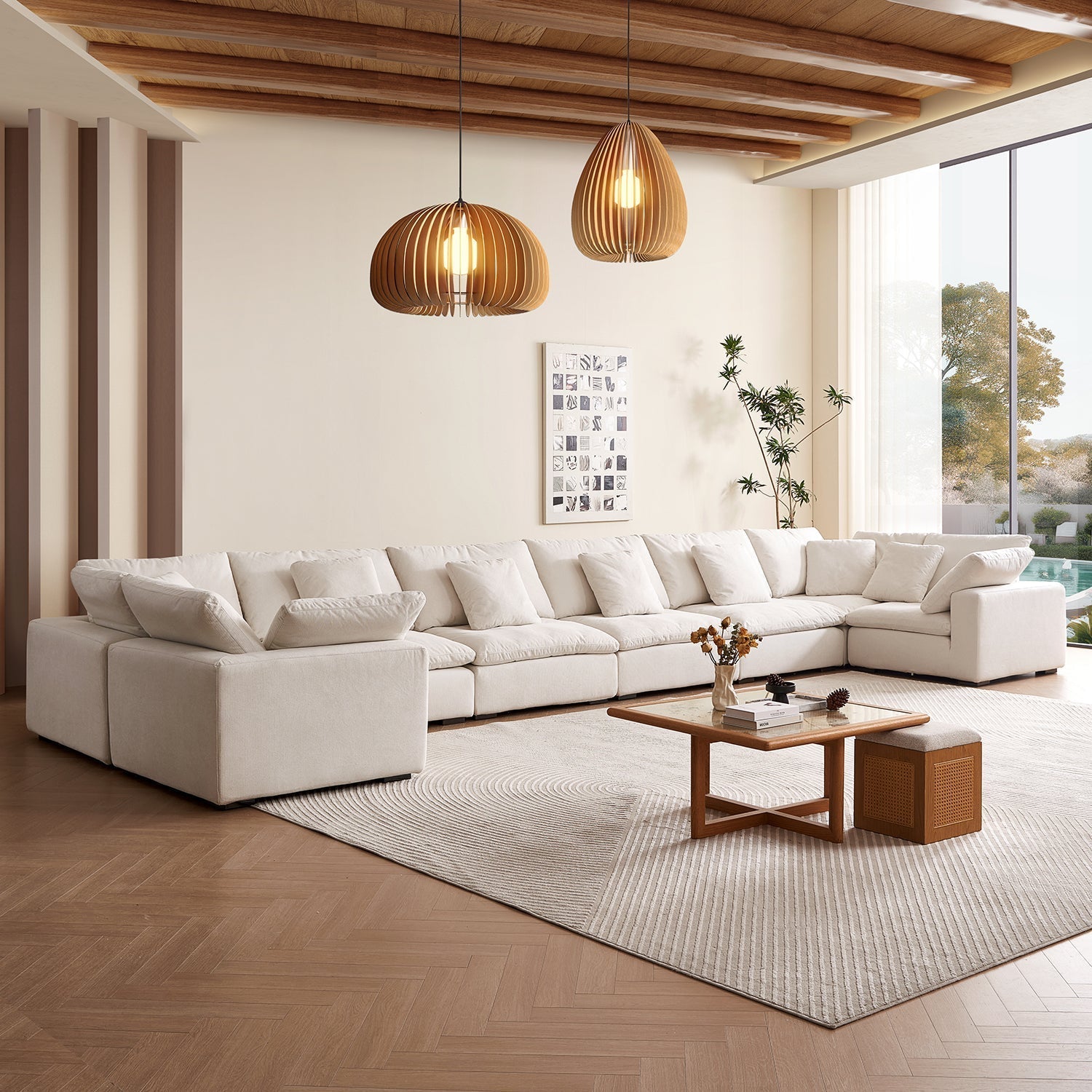 Malibu Cloud U Closed Sectional - Mario Capasa